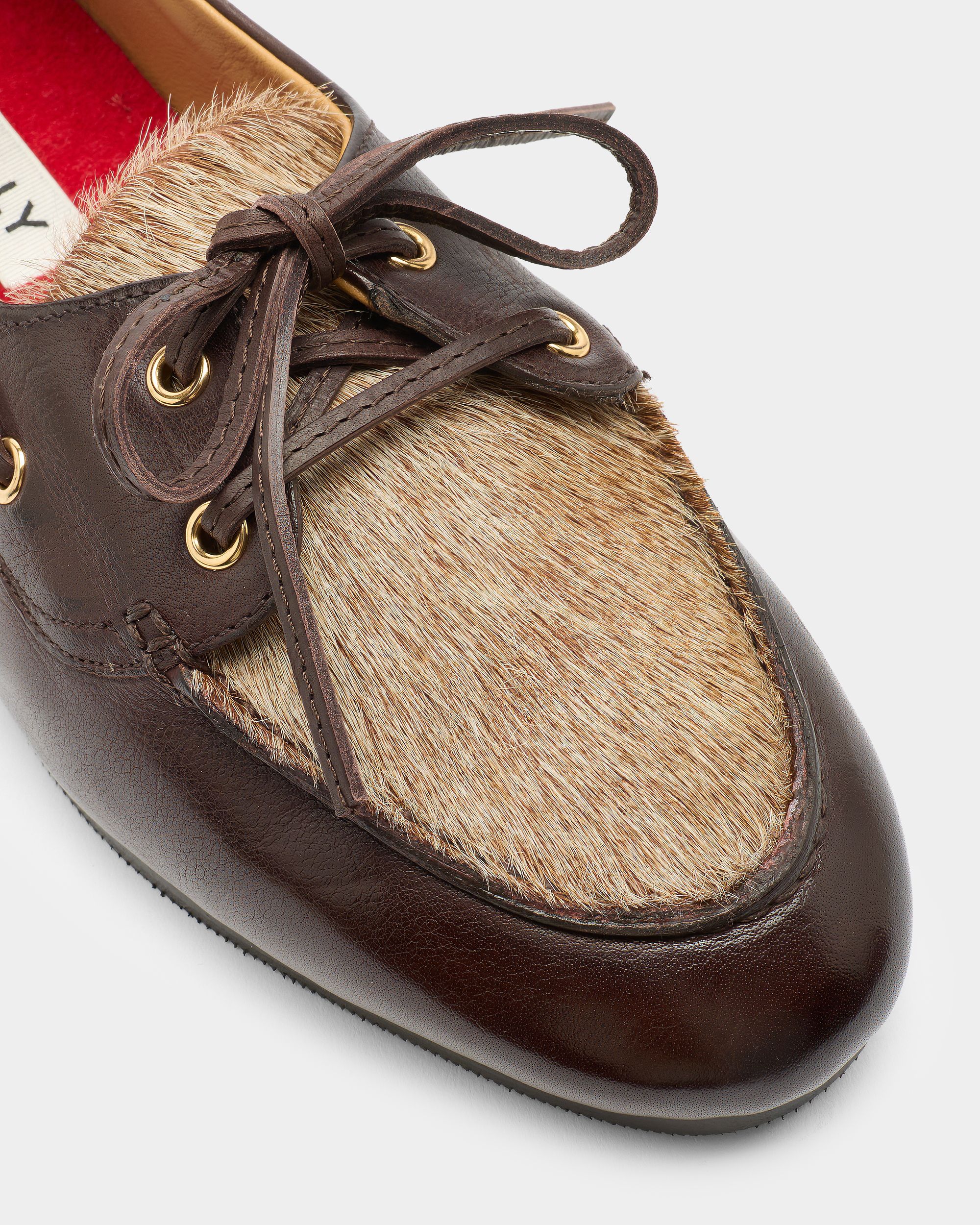 Bally Global - Derby de la Capsule d’hiver en cuir Ebano - Marron