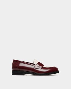 Egli Moccasin in Red Brushed Leather