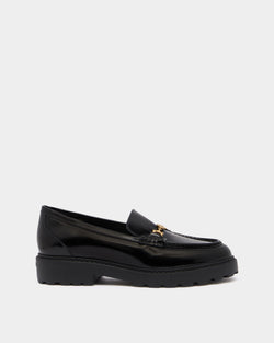 Gusto Loafer in Black Brushed Leather