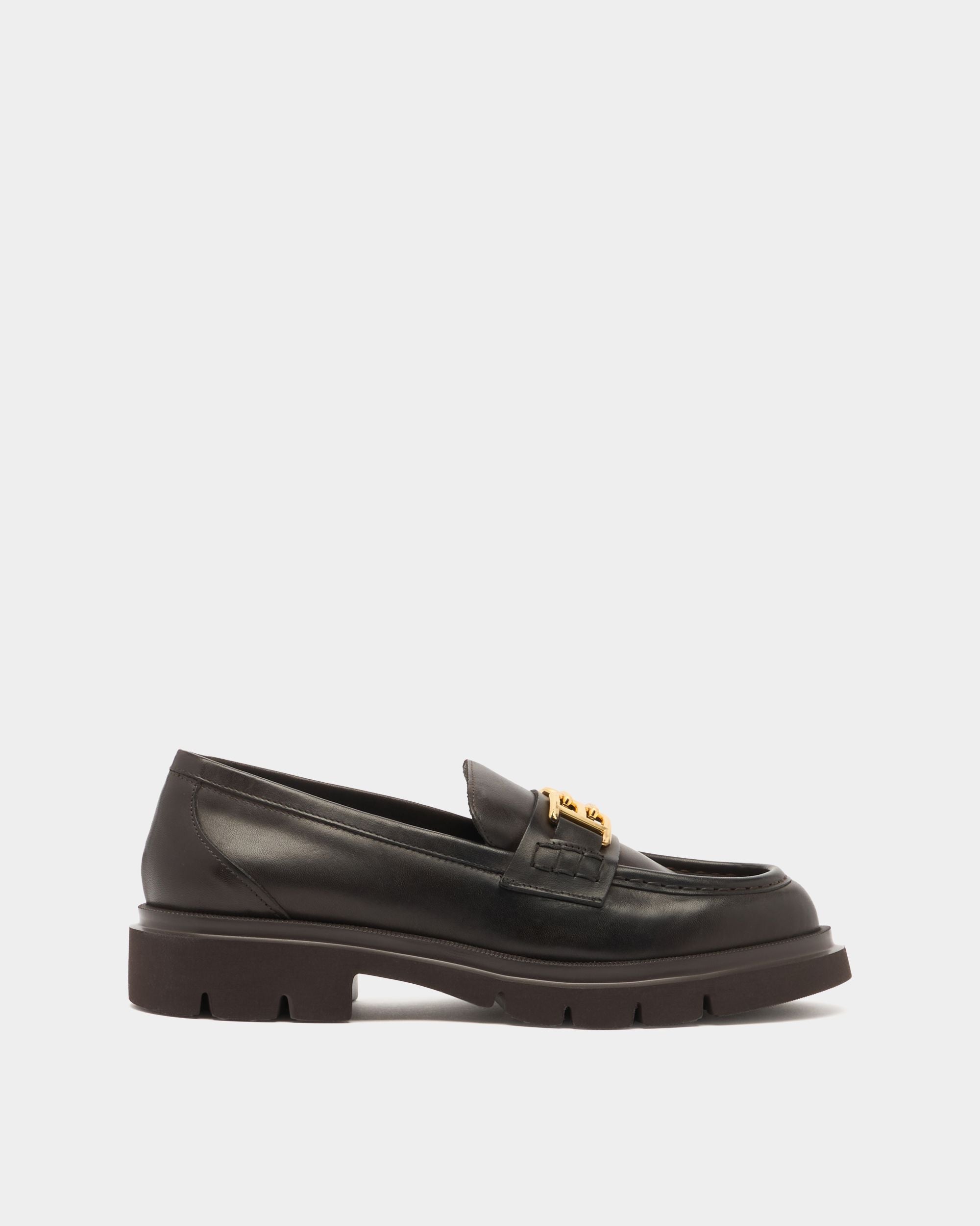 Bally Global - Mocassin Walidy En Cuir Coffee - Marron