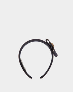 Diadema Con Lazo Bally En Navy Blue