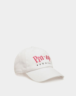 DJ Leo Mas x Bally Baseball Hat in White Cotton