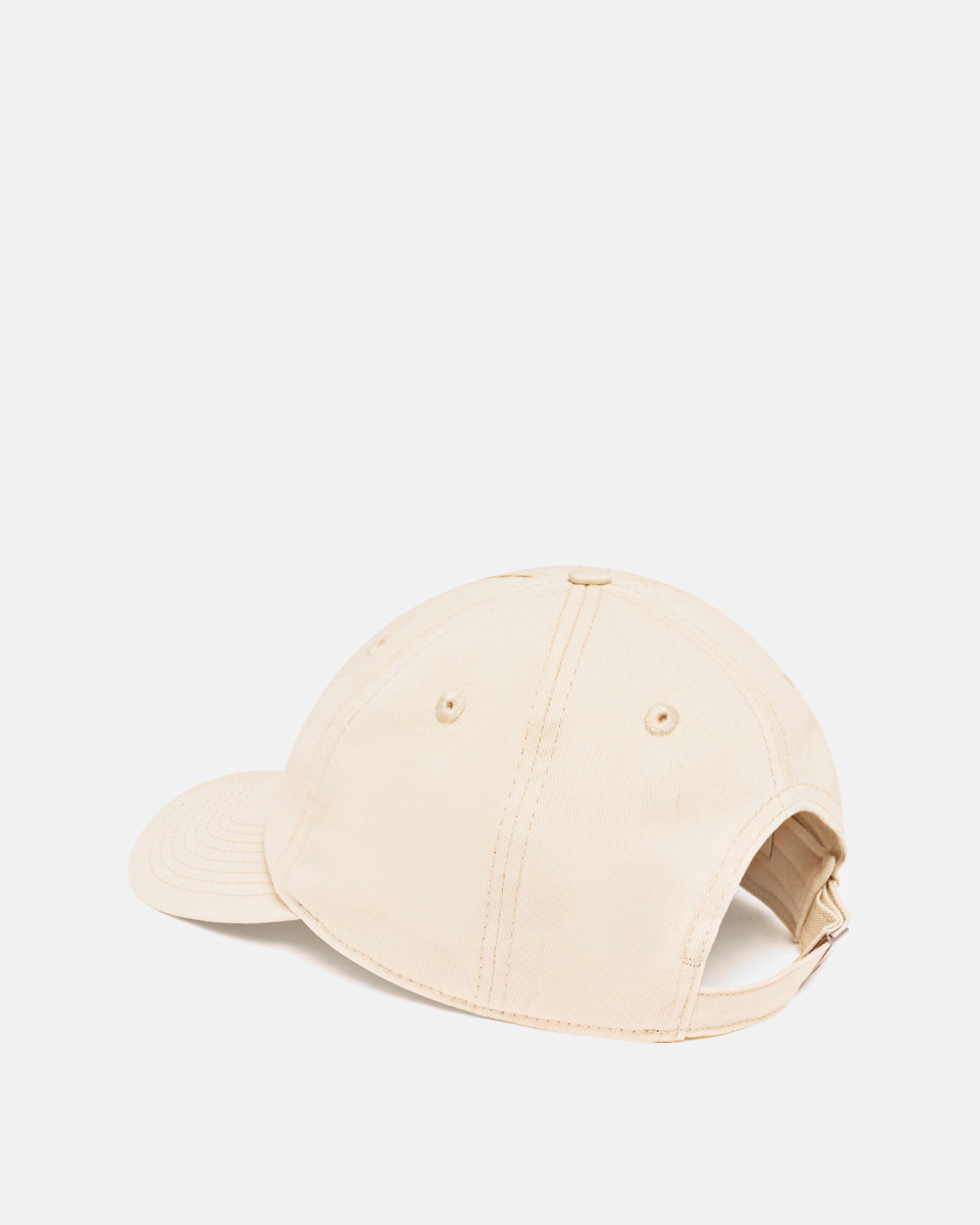 Bally Global - Baseball Hat in Ivory Cotton With the Bally Sourire - White