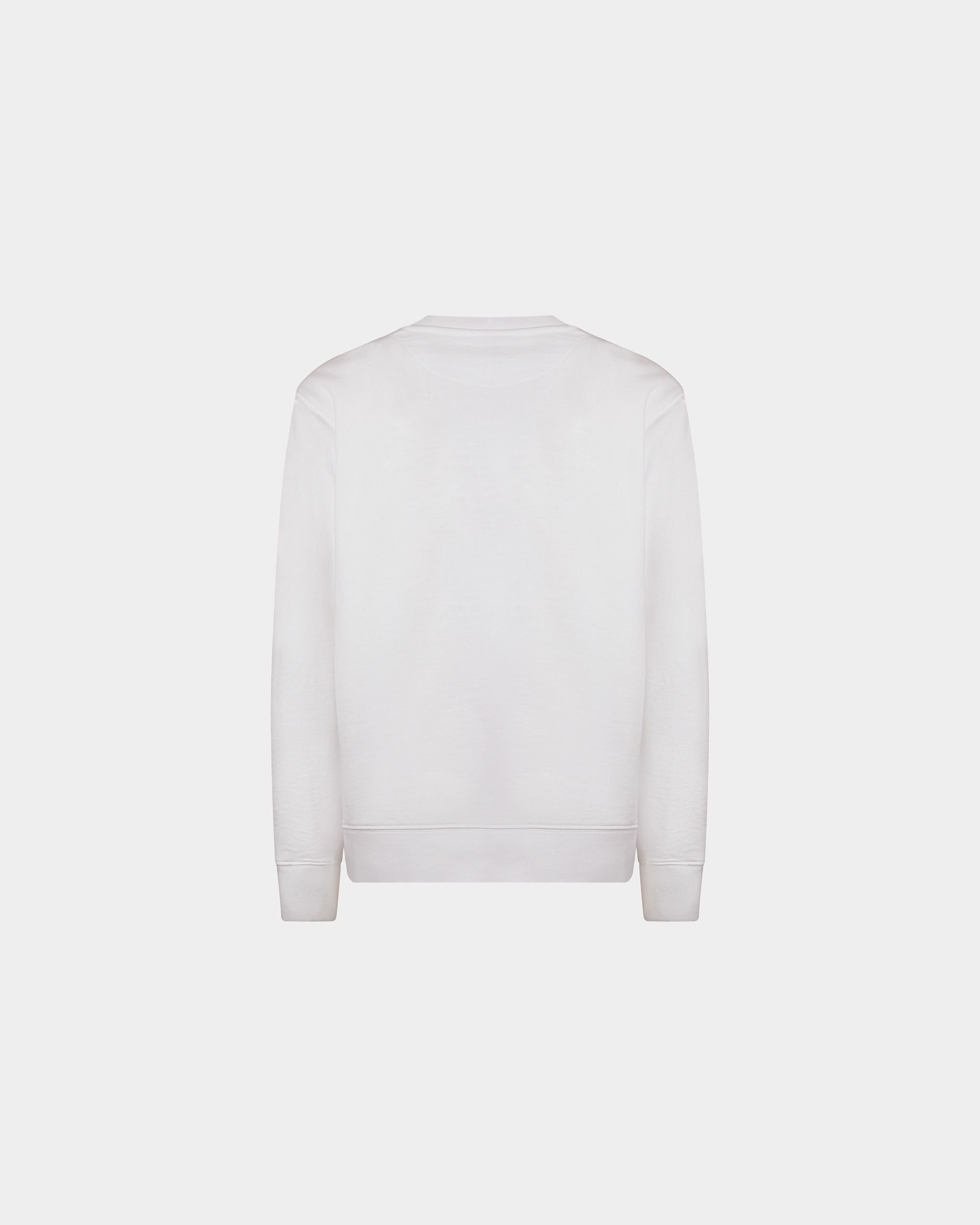 Bally Global - Crewneck Sweatshirt in White Cotton - White