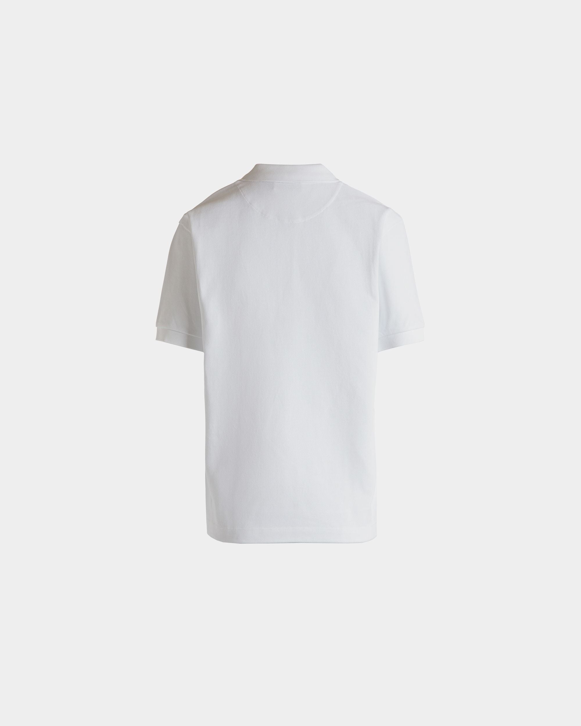 Bally Global - Short Sleeve Polo in White Cotton - White