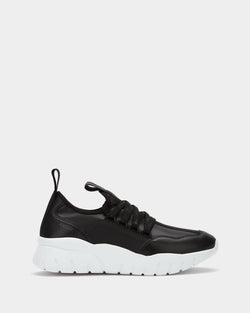 Sneaker in Black Leather