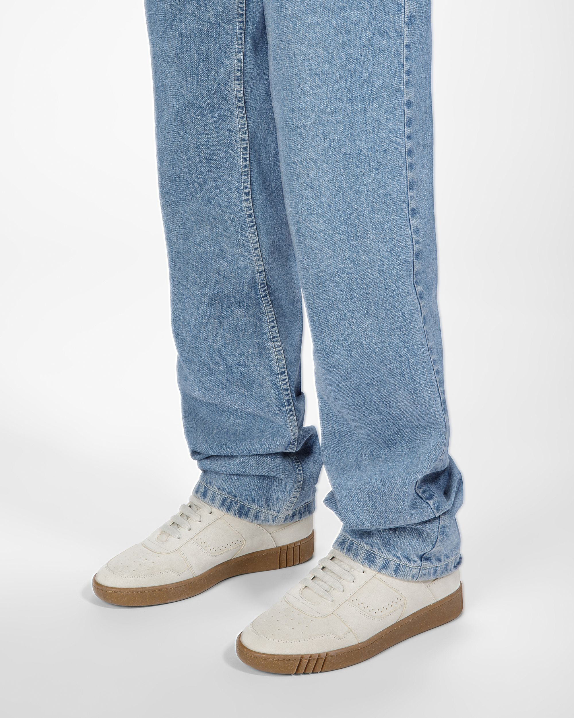 Bally Global - Wiggles Sneaker In Pelle Bianco Cipria - Beige