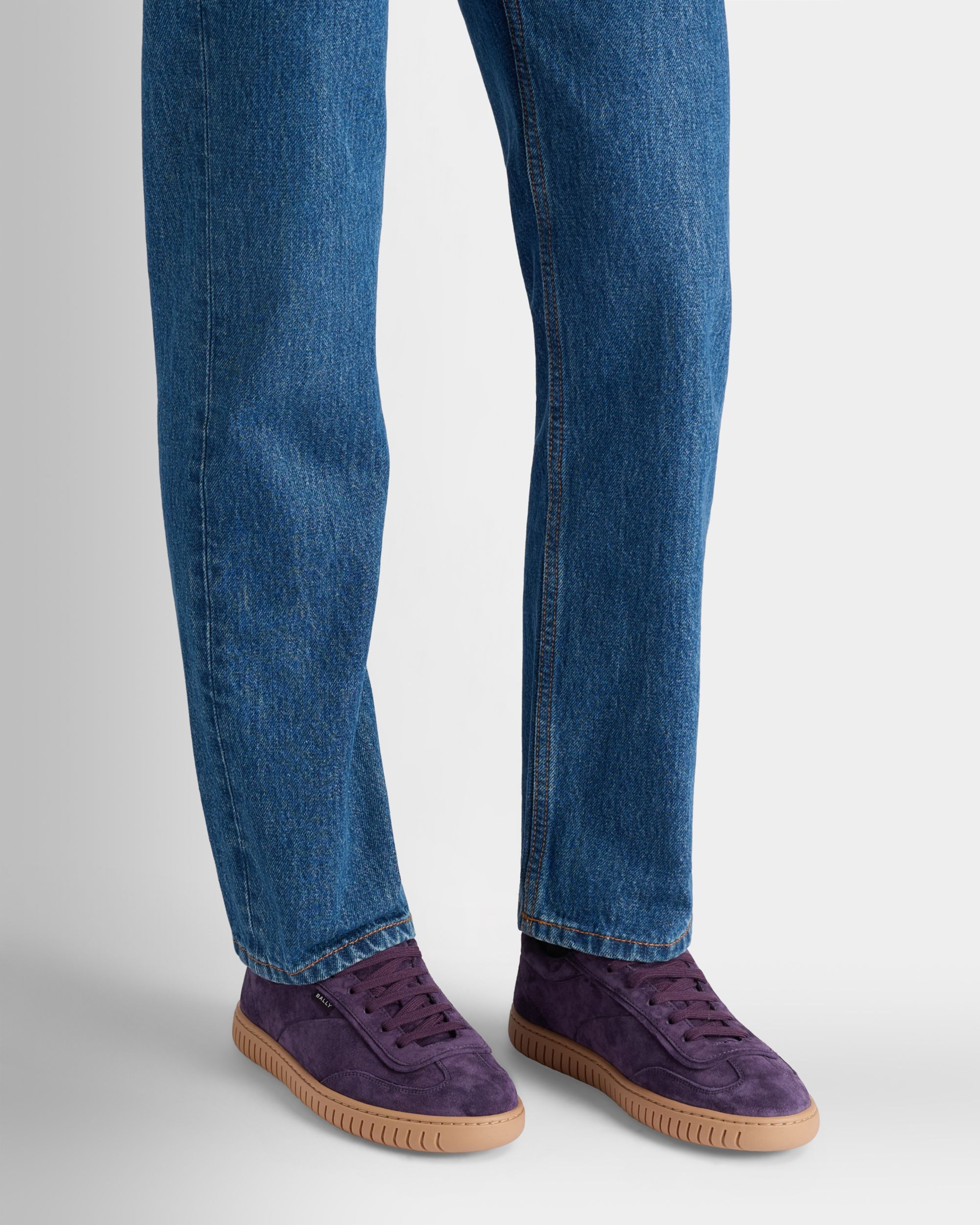 Bally Global - Zapatillas Player De Piel Color Orquídea Y Ámbar - Multicolor