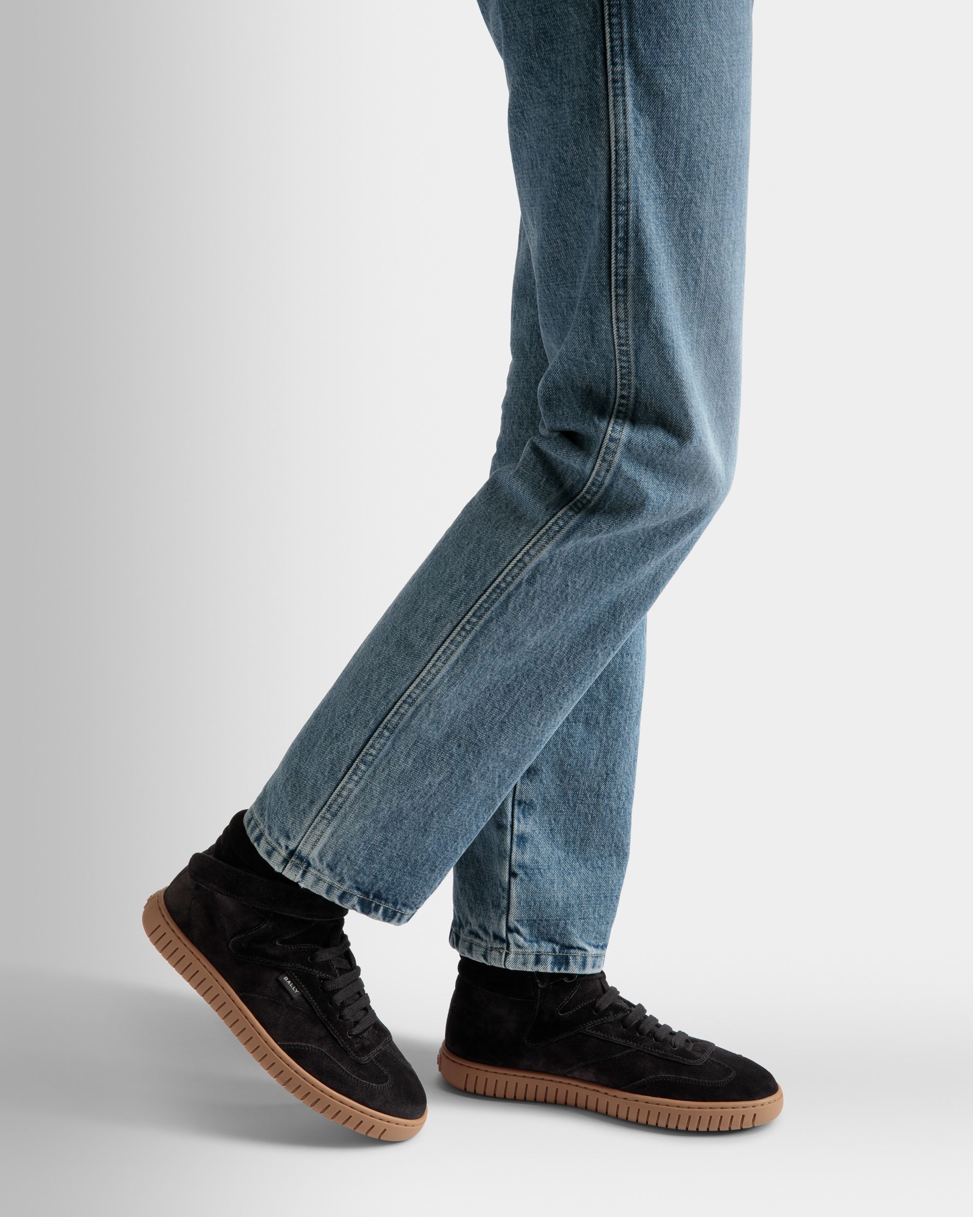 Bally Global - Player Sneakers In Black And Amber Leather - Black