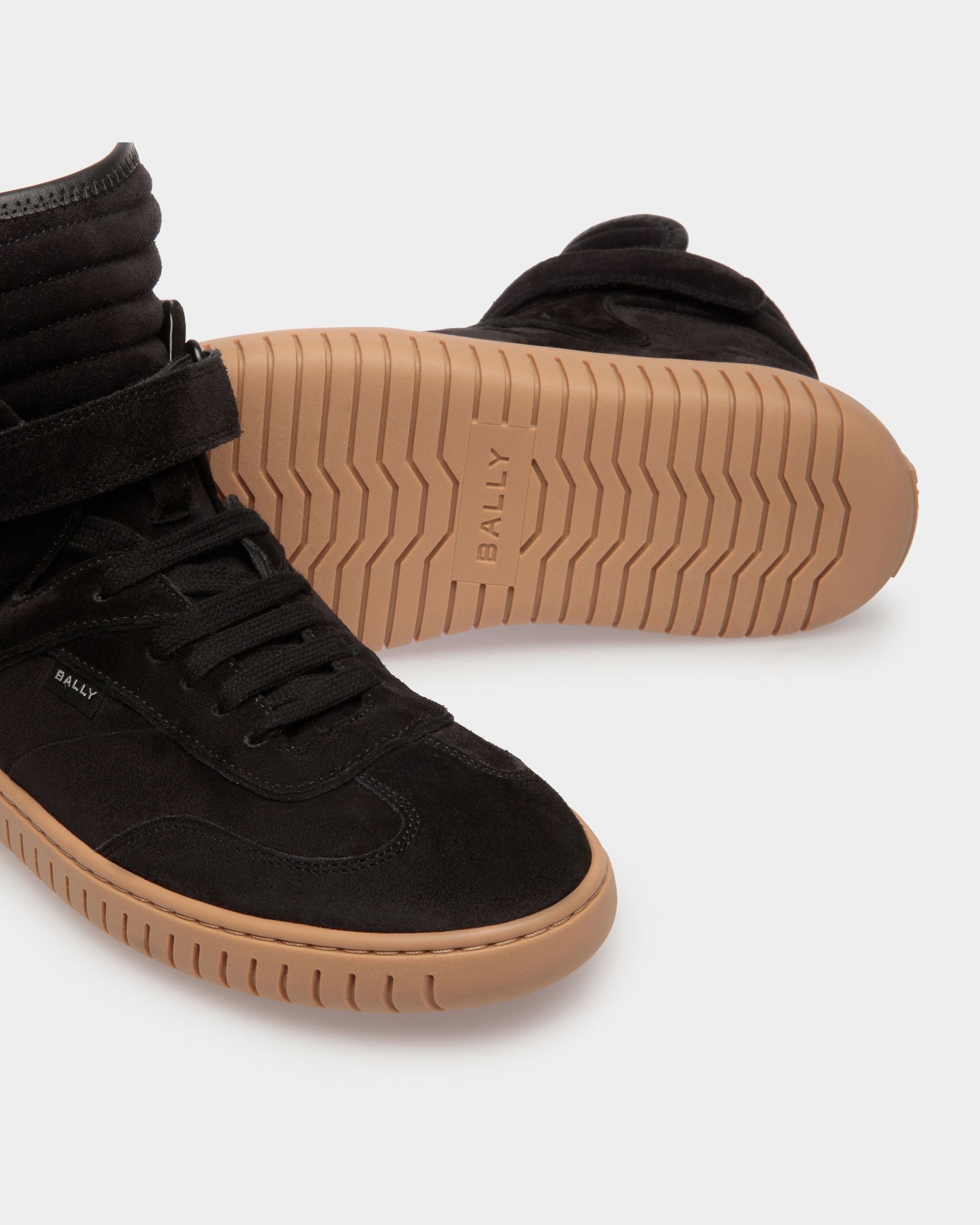 Bally Global - Player Sneakers In Black And Amber Leather - Black