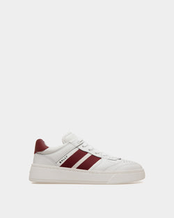 Sneaker Raise En Cuir Blanc