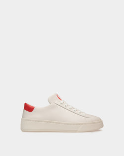 Sneaker Raise In Pelle Bianca