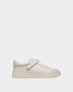 Sneaker Raise En Cuir Blanc