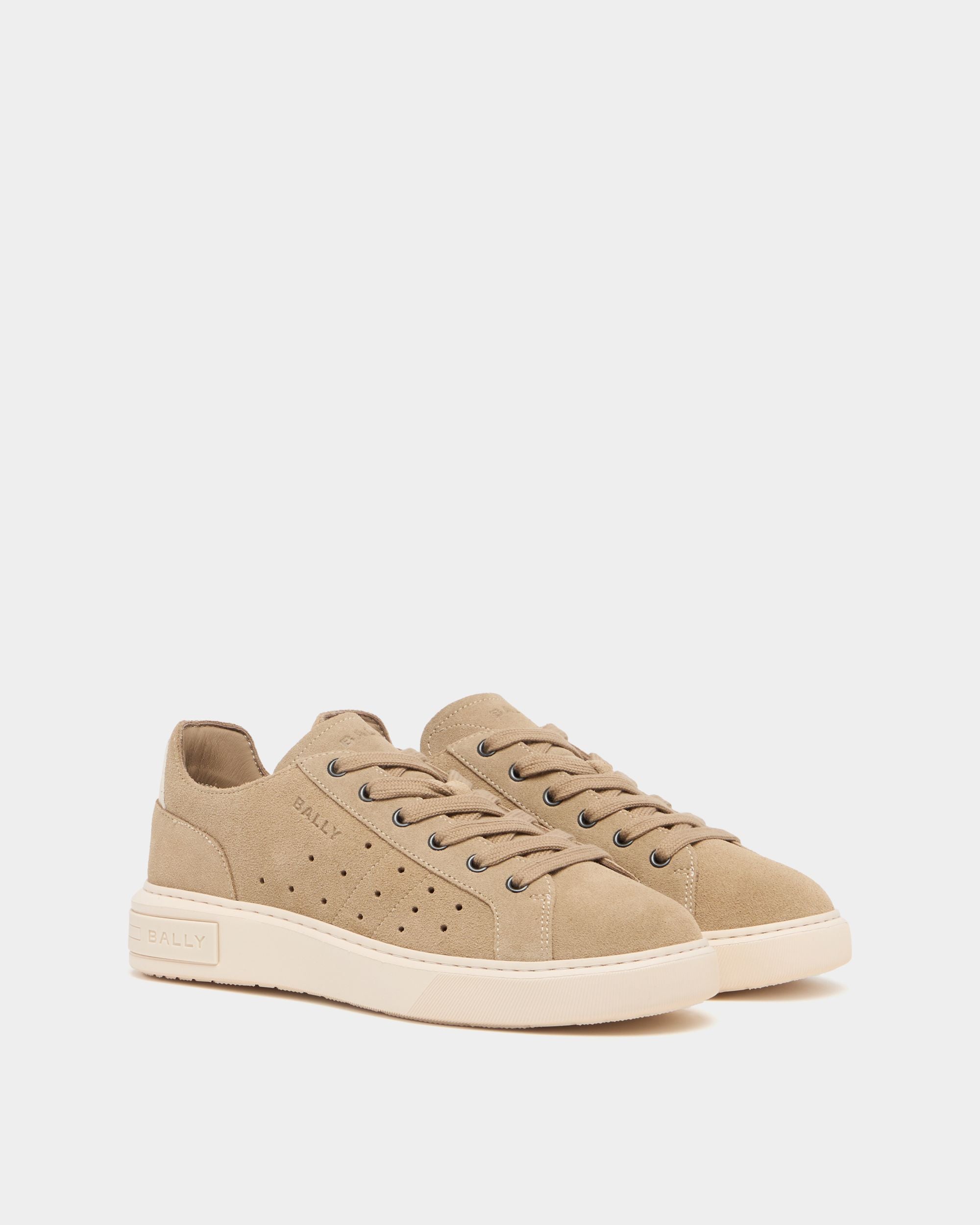 Bally Global - Bally Lift Sneaker in Beige Suede - Beige