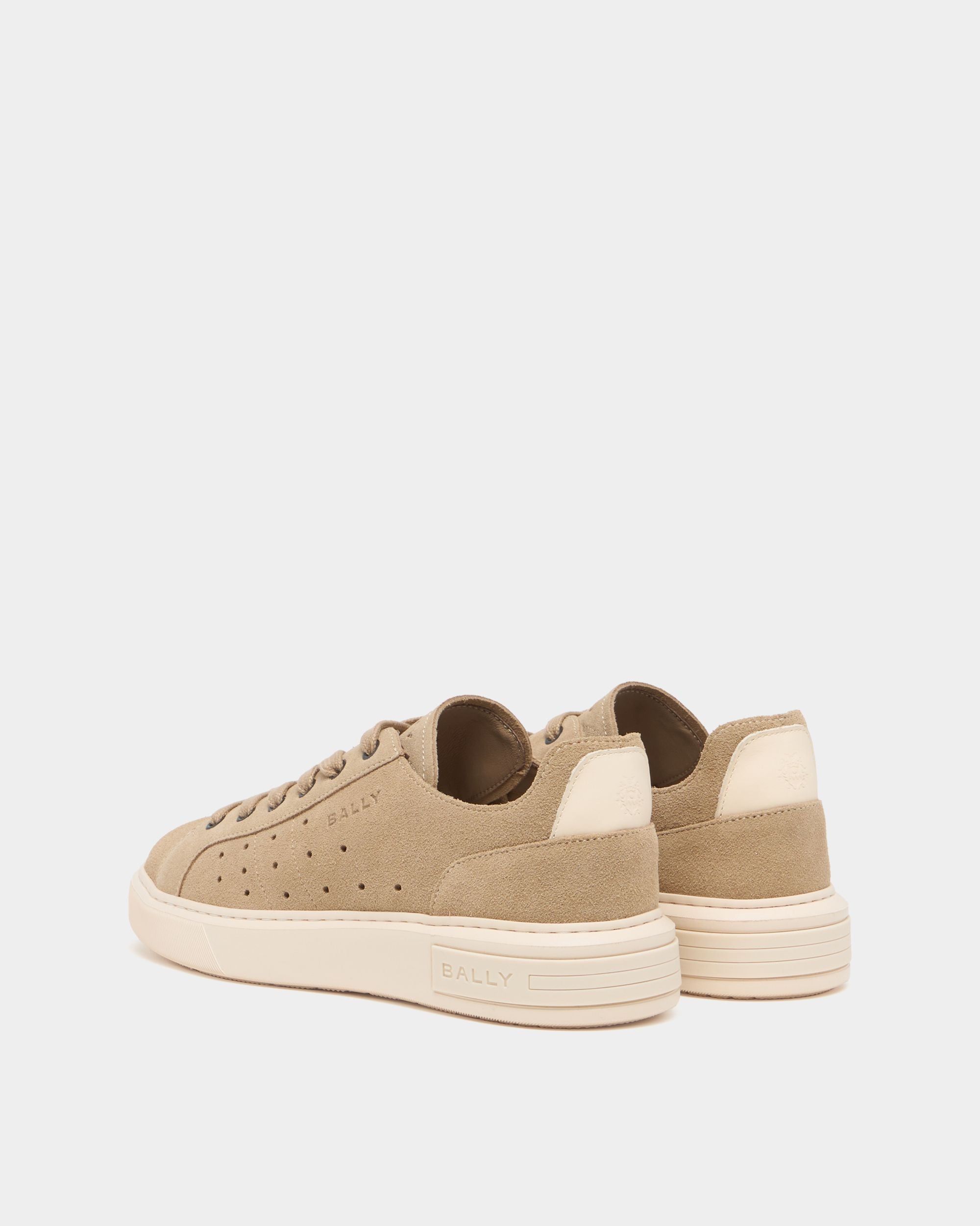 Bally Global - Bally Lift Sneaker in Beige Suede - Beige