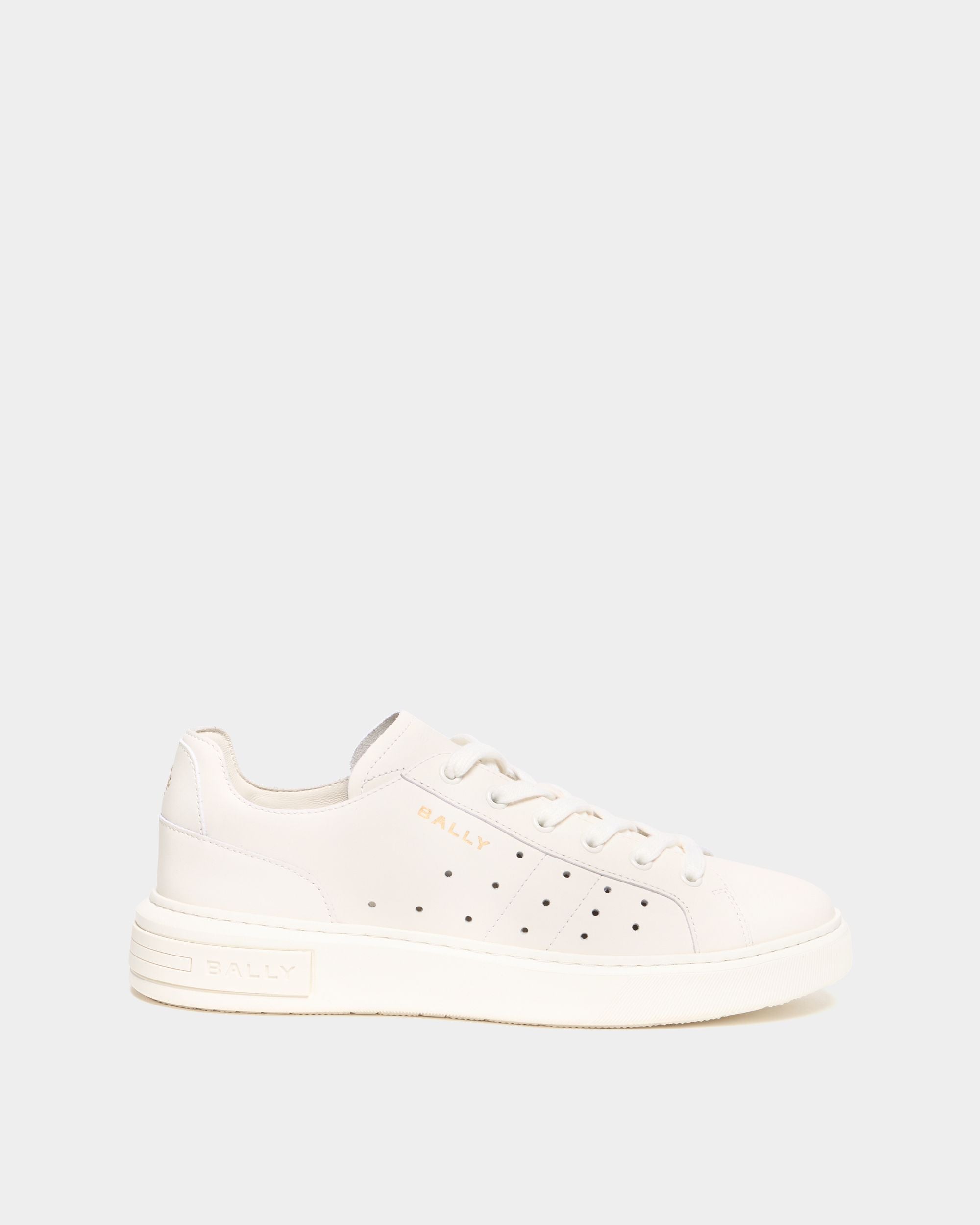Bally Global - Lift Sneaker in White Leather - White