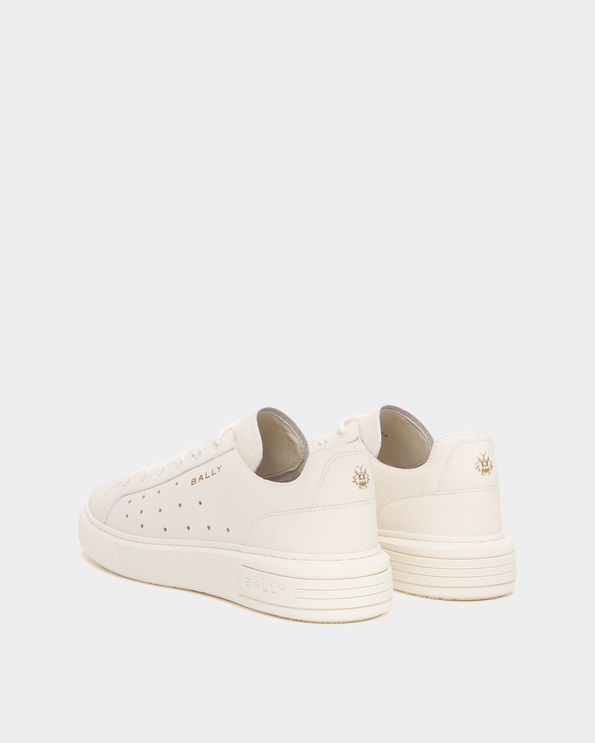 Bally Global - Lift Sneaker in White Leather - White