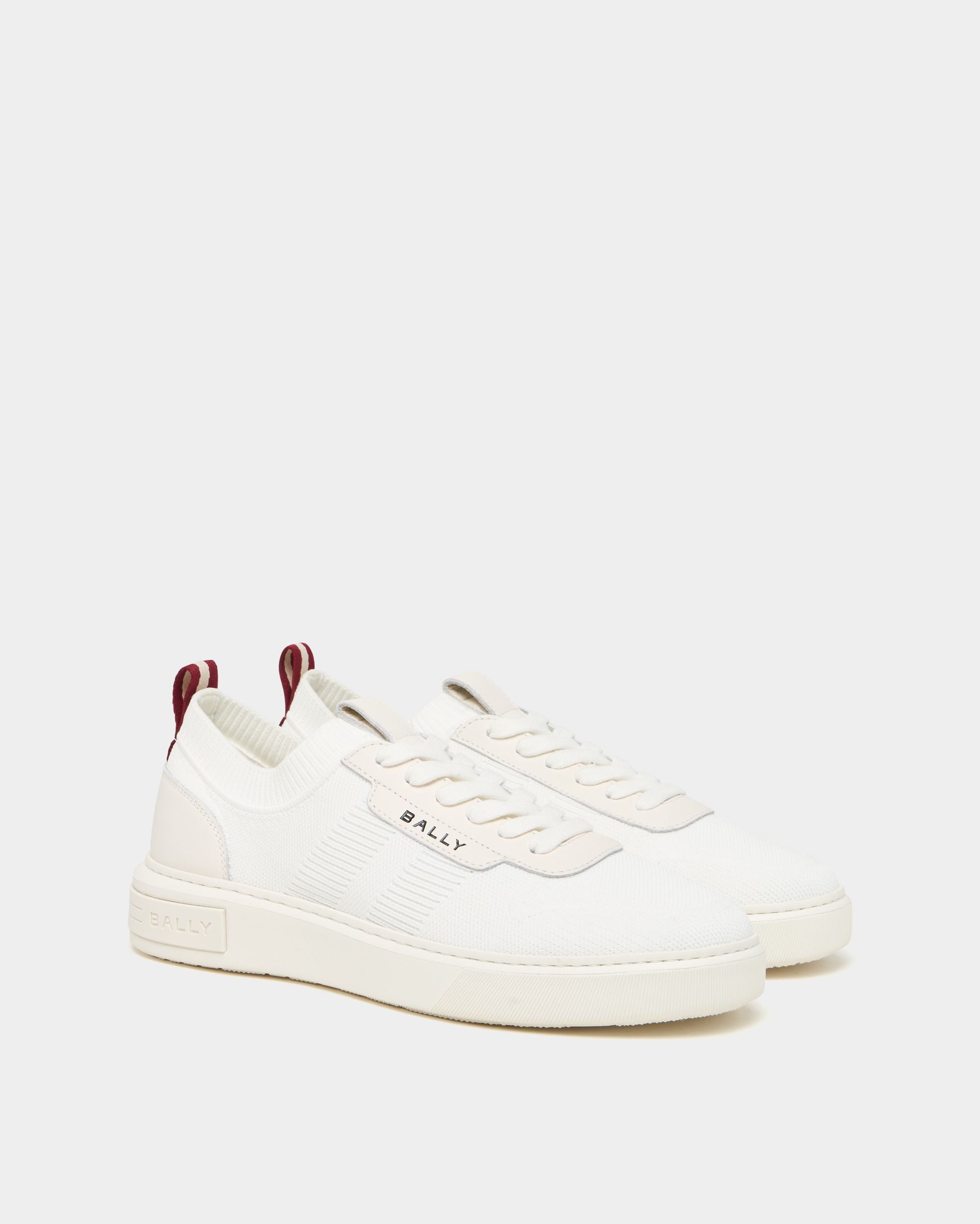 Bally Global - Lift Sneaker aus weißem Gewebe - White