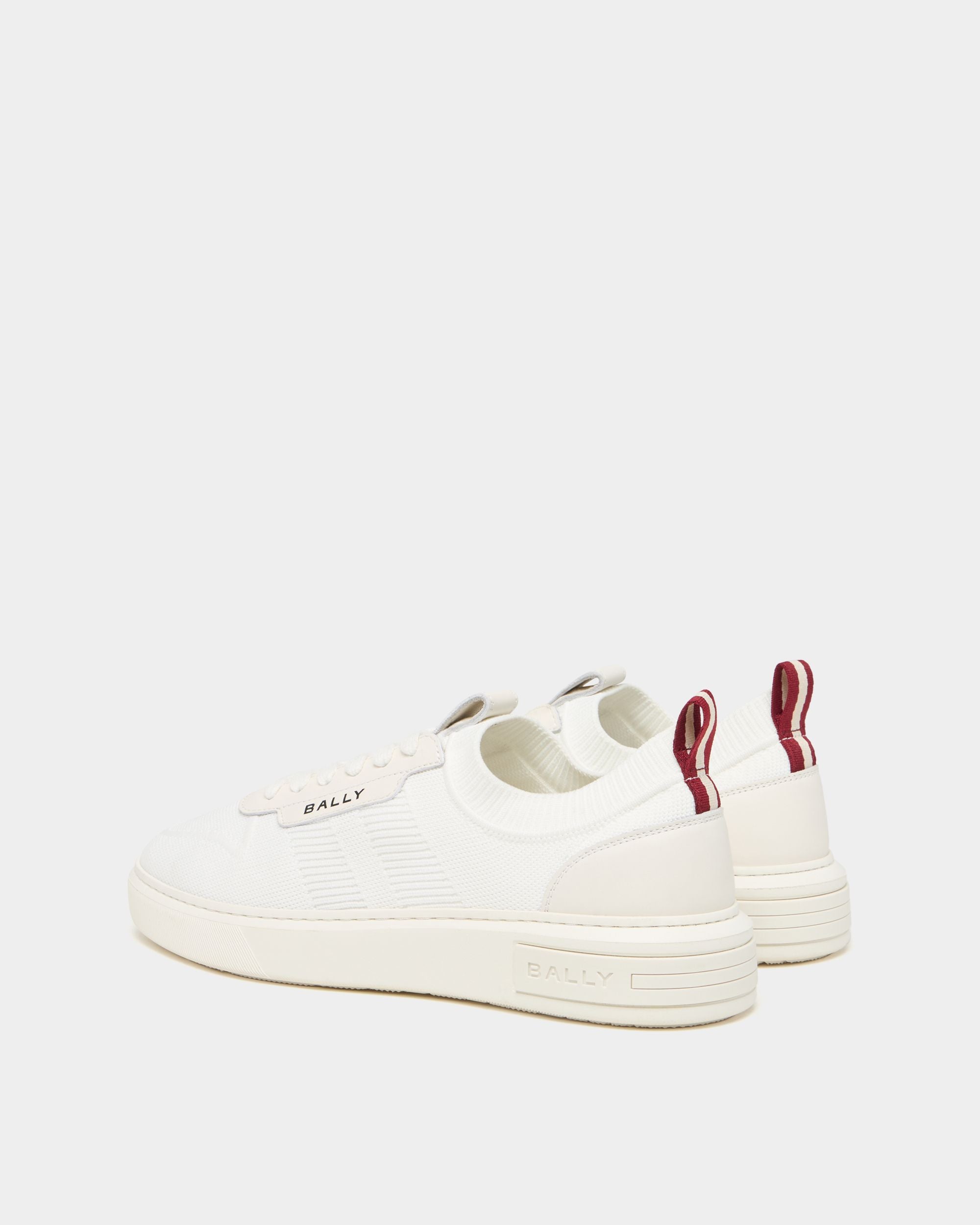Bally Global - Lift Sneaker aus weißem Gewebe - White