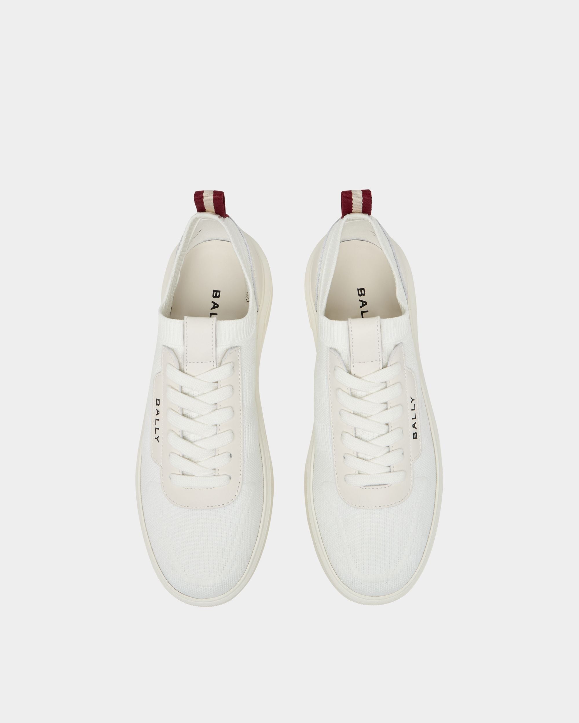 Bally Global - Lift Sneaker aus weißem Gewebe - White