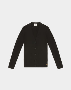 Cotton And Silk Cardigan In Lilac