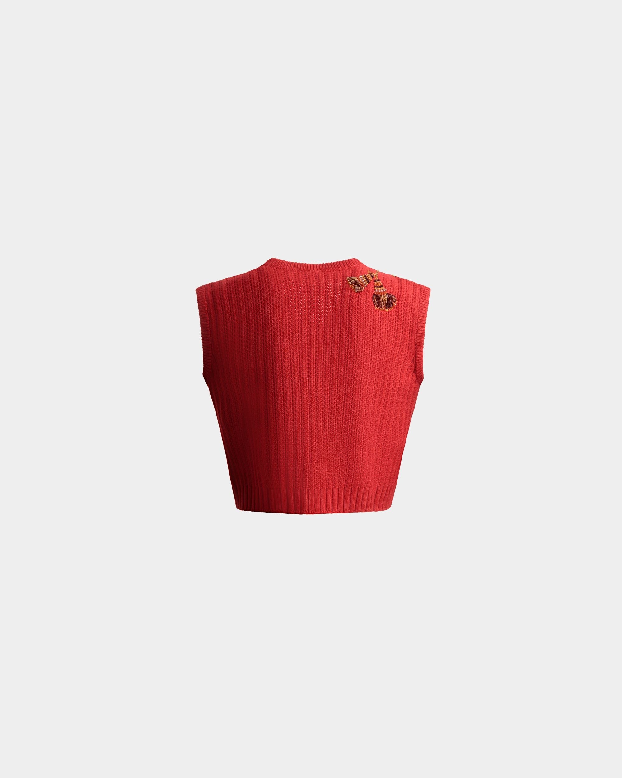 Bally Global - Vest In Red Cashmere - Red