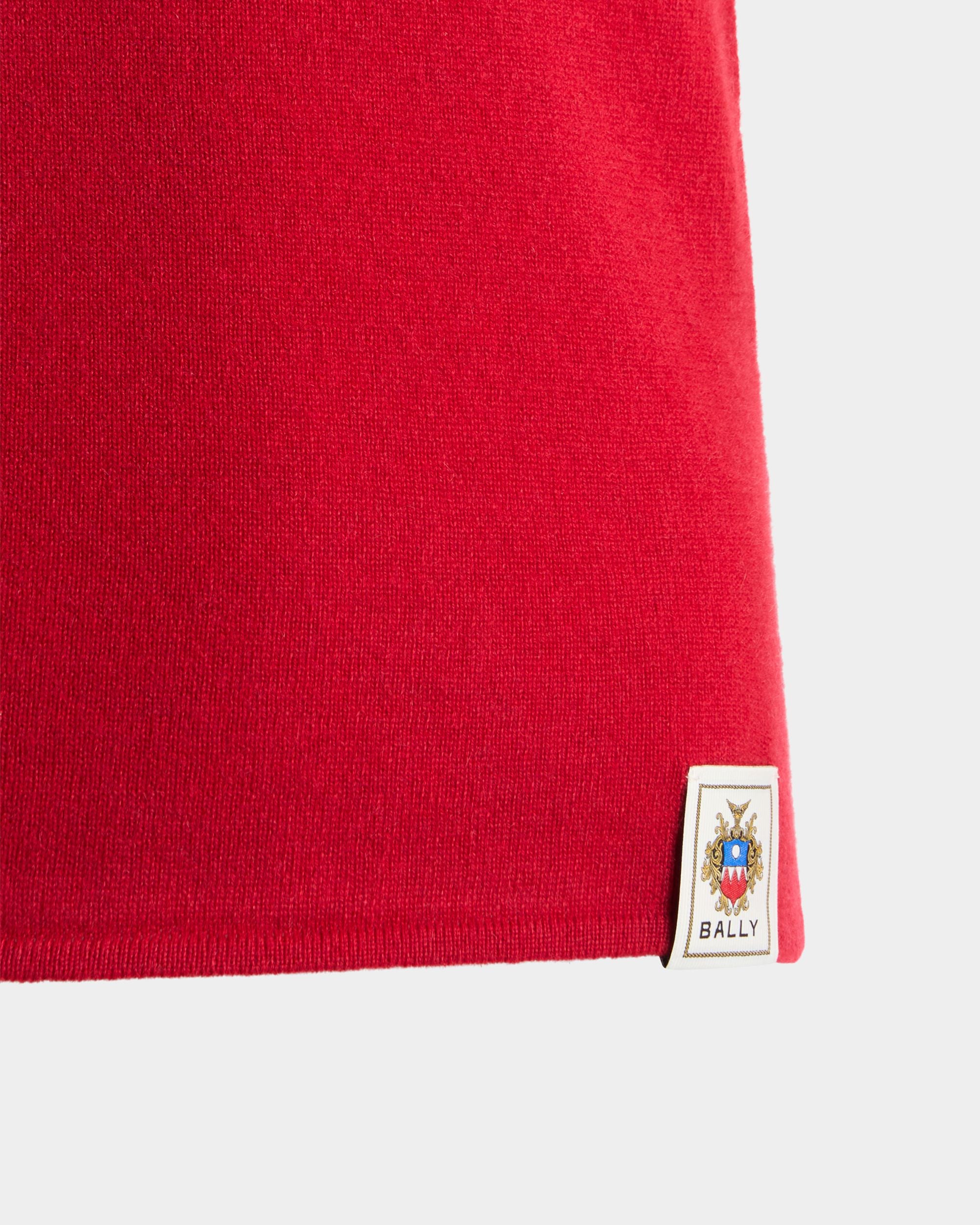 Bally Global - Knit Top in Red Cashmere - Grey