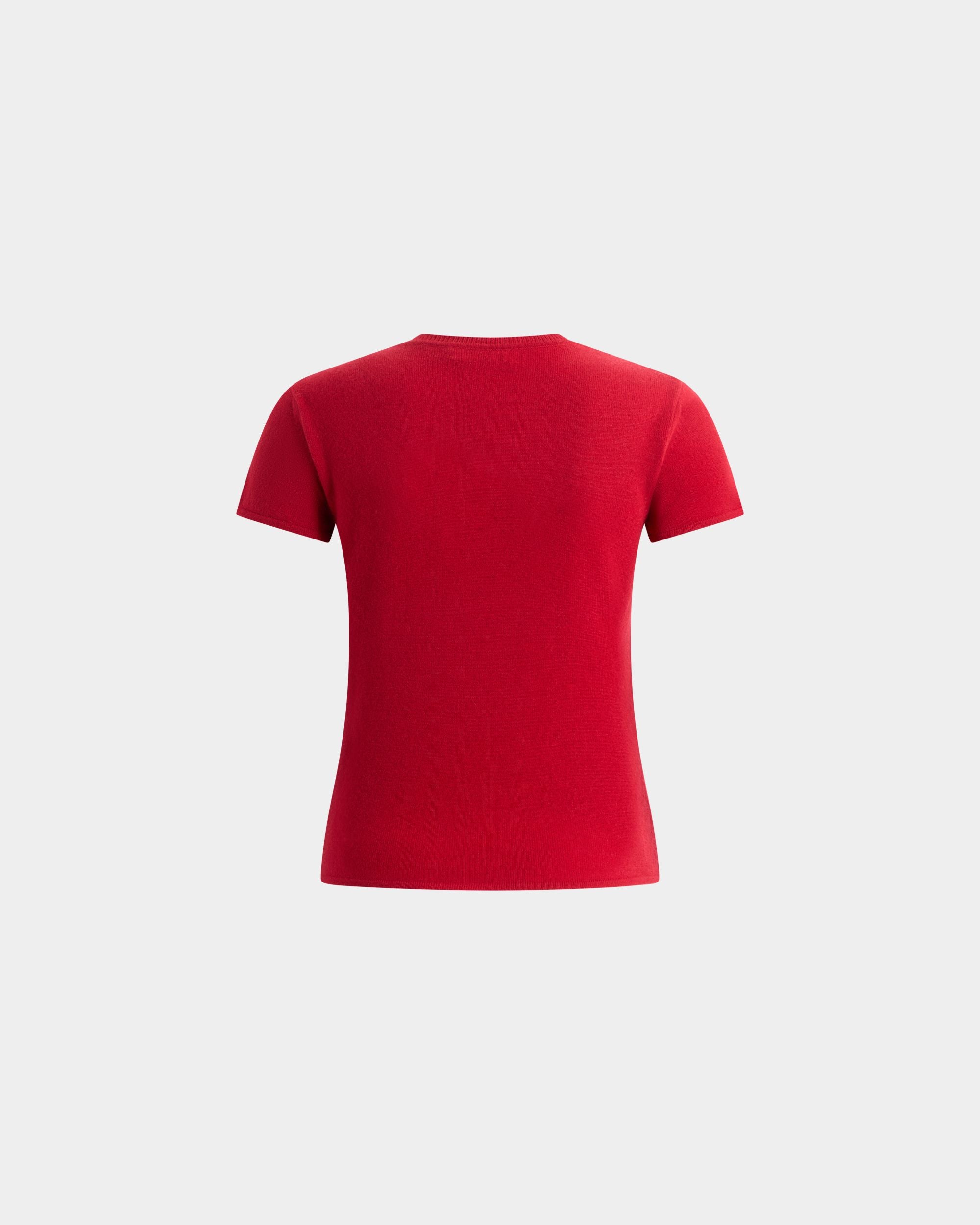 Bally Global - Knit Top in Red Cashmere - Grey