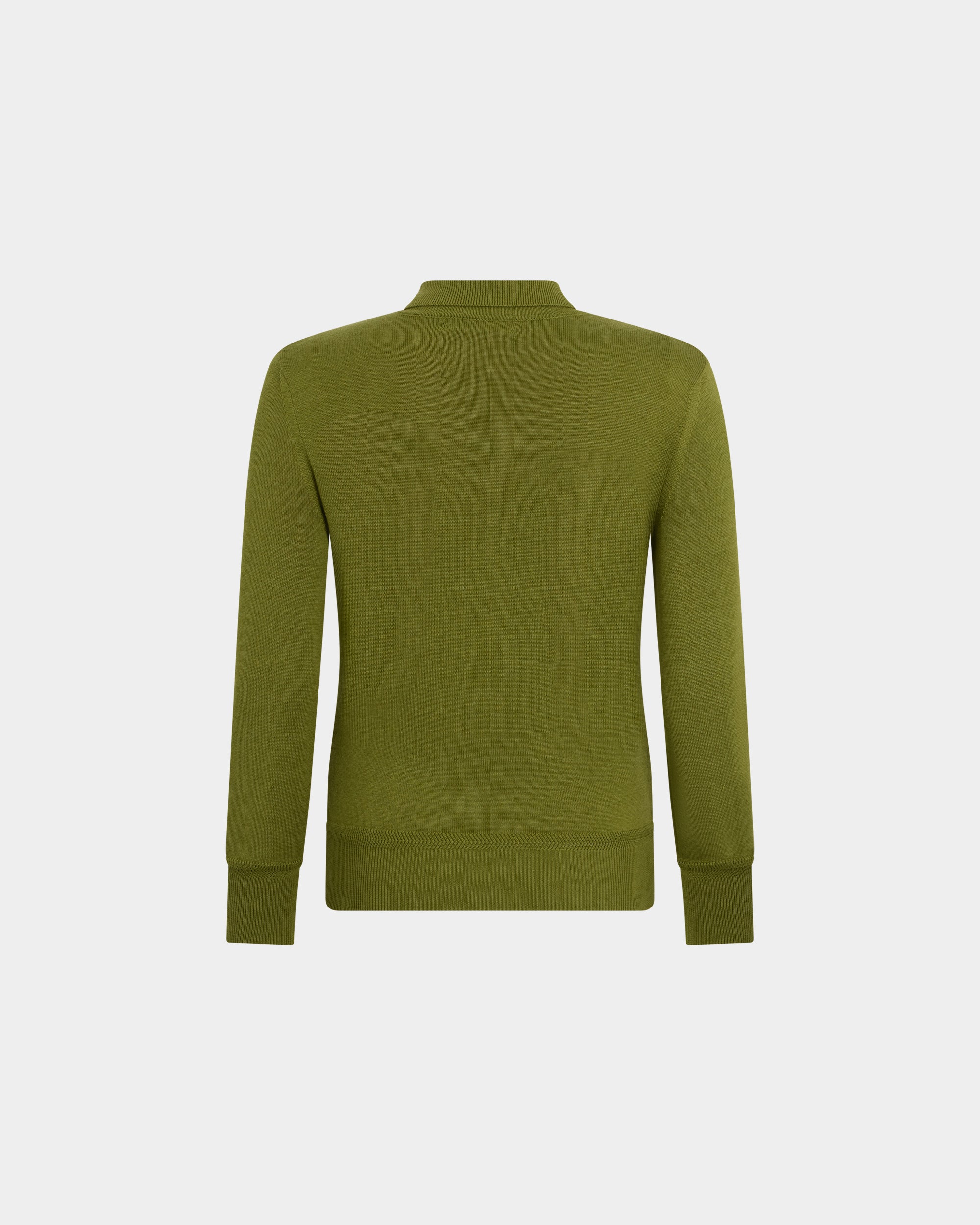 Bally Global - Polo de algodón y seda verde matcha - Verde