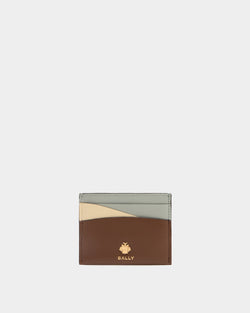Bally Essential Card Holder in Multicolor Leather