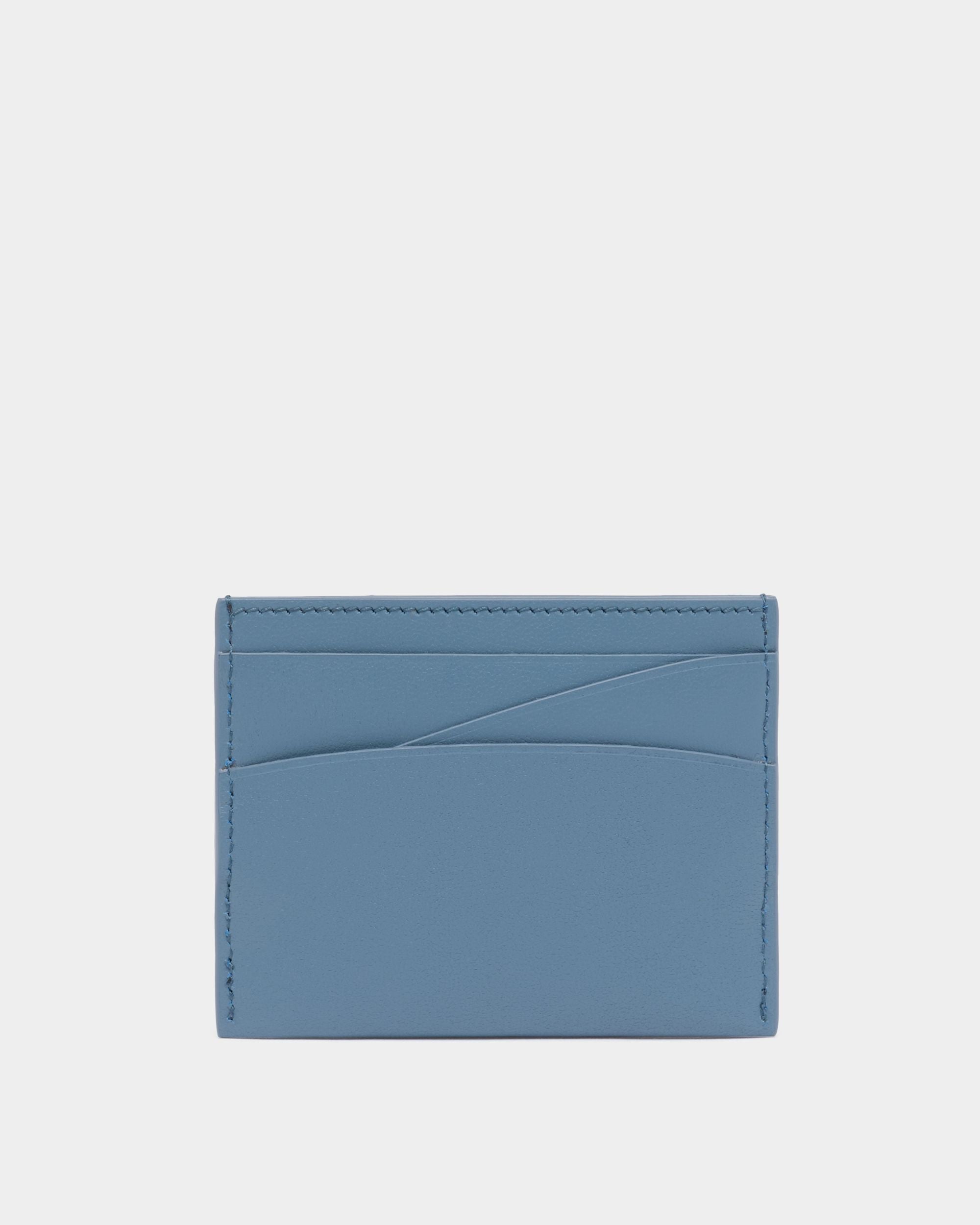 Bally Global - Bally Essential Card Holder in Blue Leather - Blue