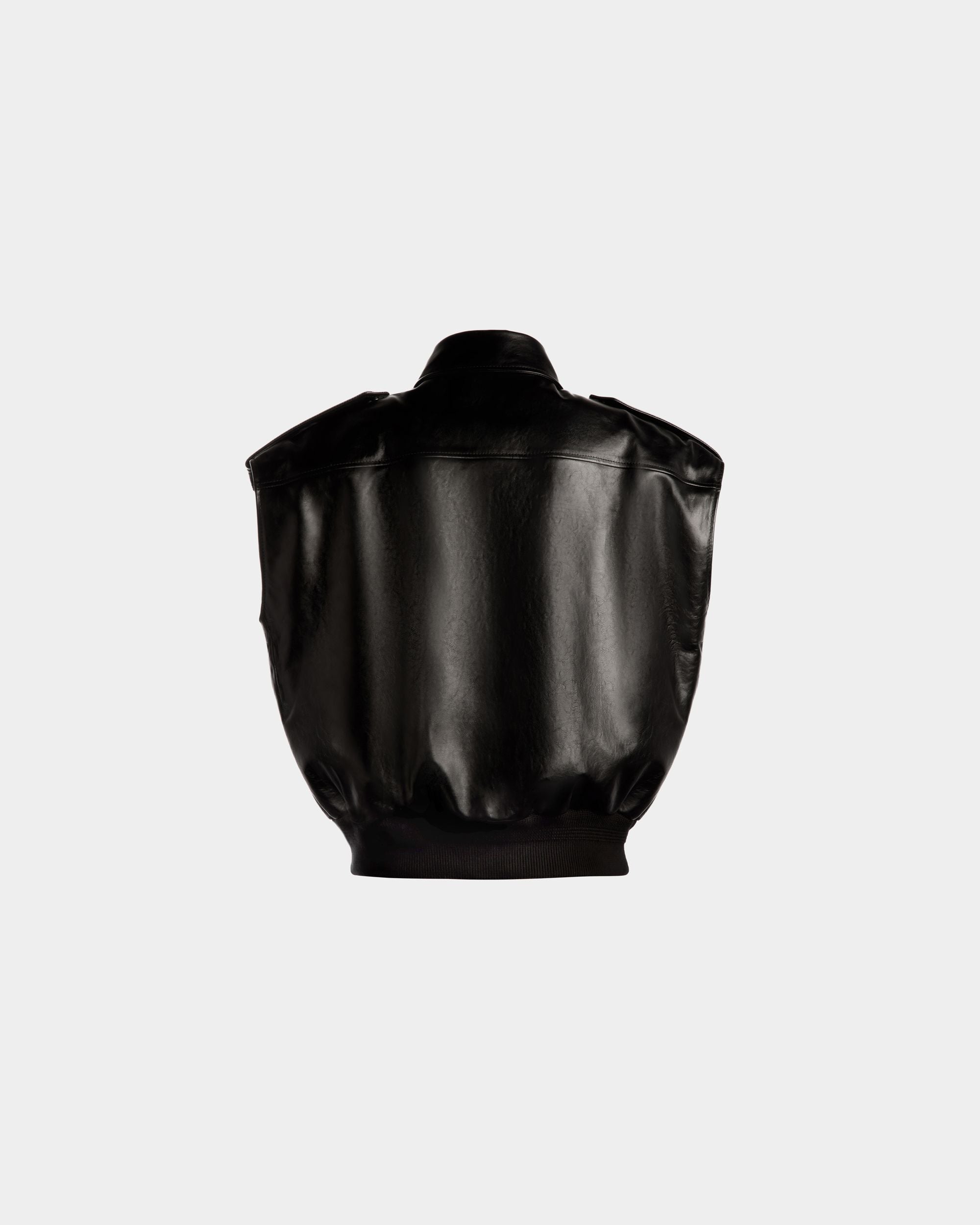 Bally Global - Vest in Black Leather - Black