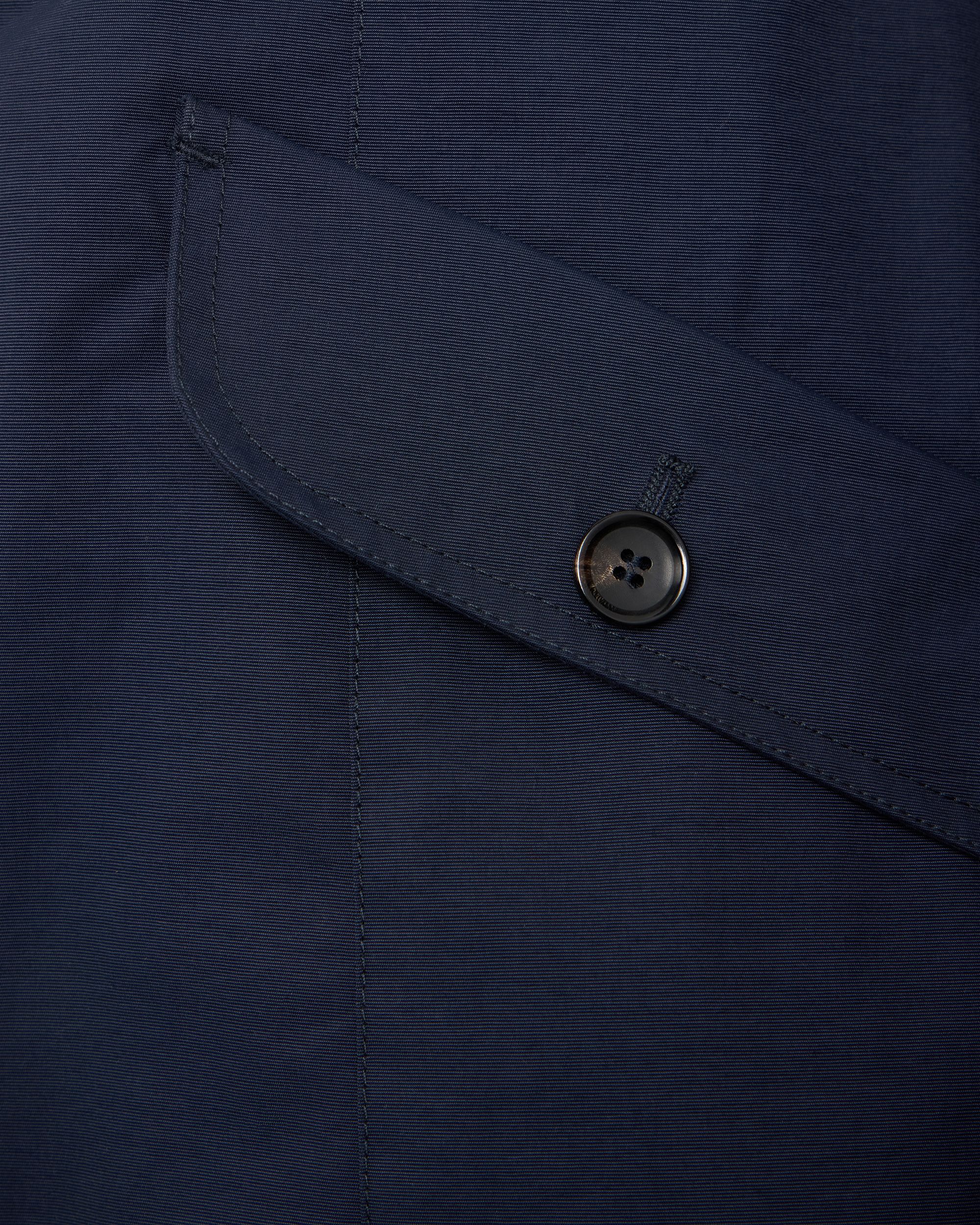 Bally Global - Belted Jacket in Navy Blue Nylon - Blue