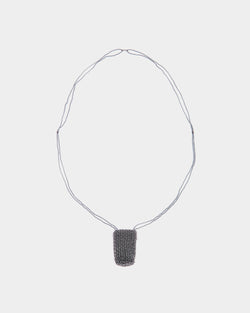 Beads Necklace in Silver Beads