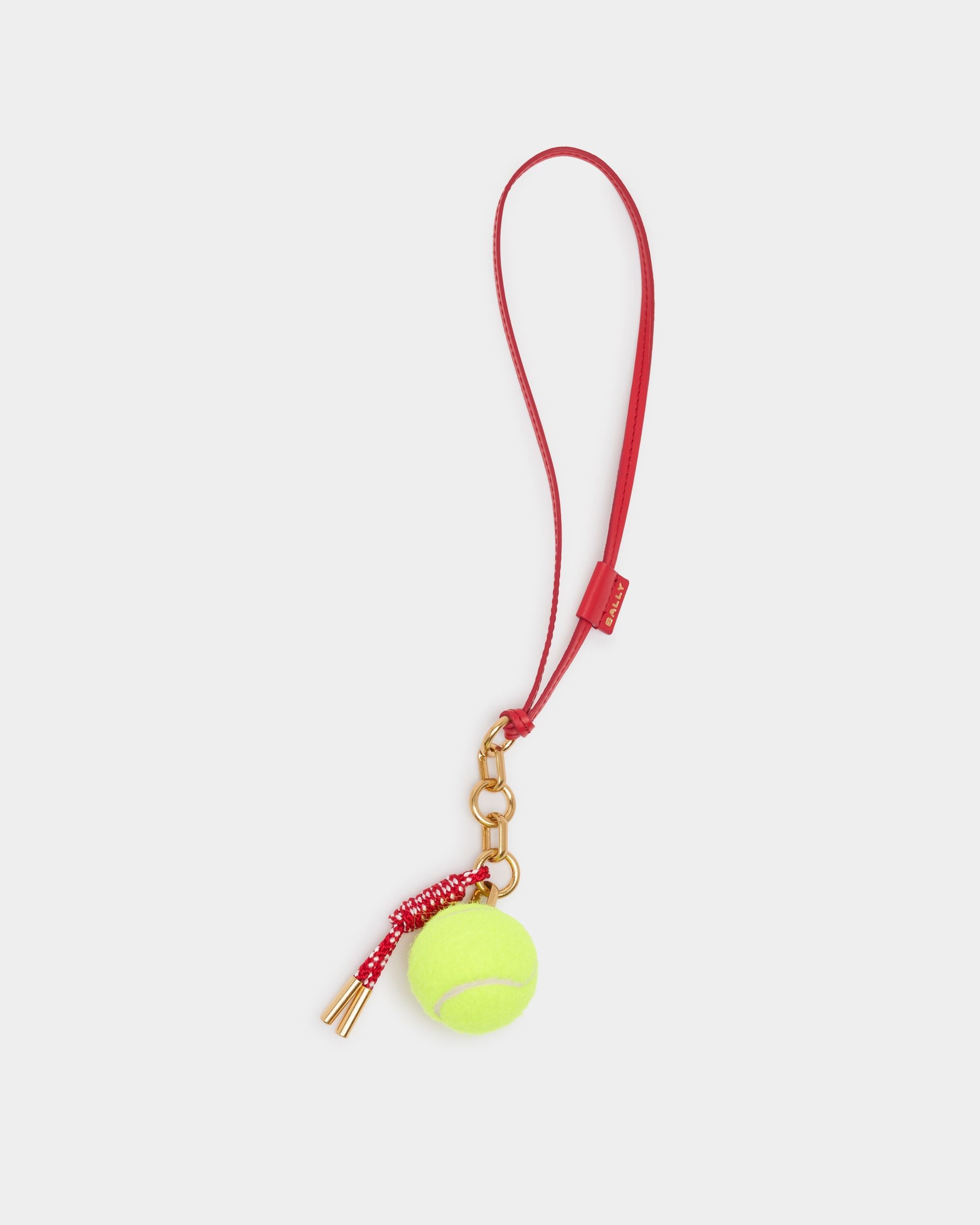 Bally Global - Charm de la colección Tennis en rojo - Rojo