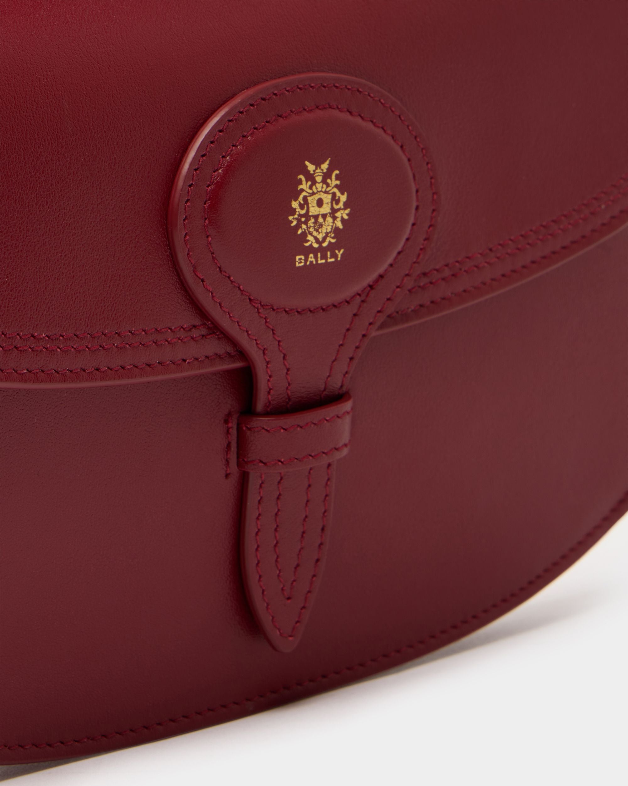 Bally Global - Minisac Beckett en cuir Ruby Red - Rouge