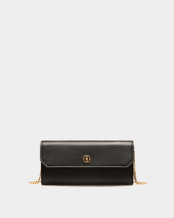 Portefeuille De Voyage Emblem En Cuir Noir