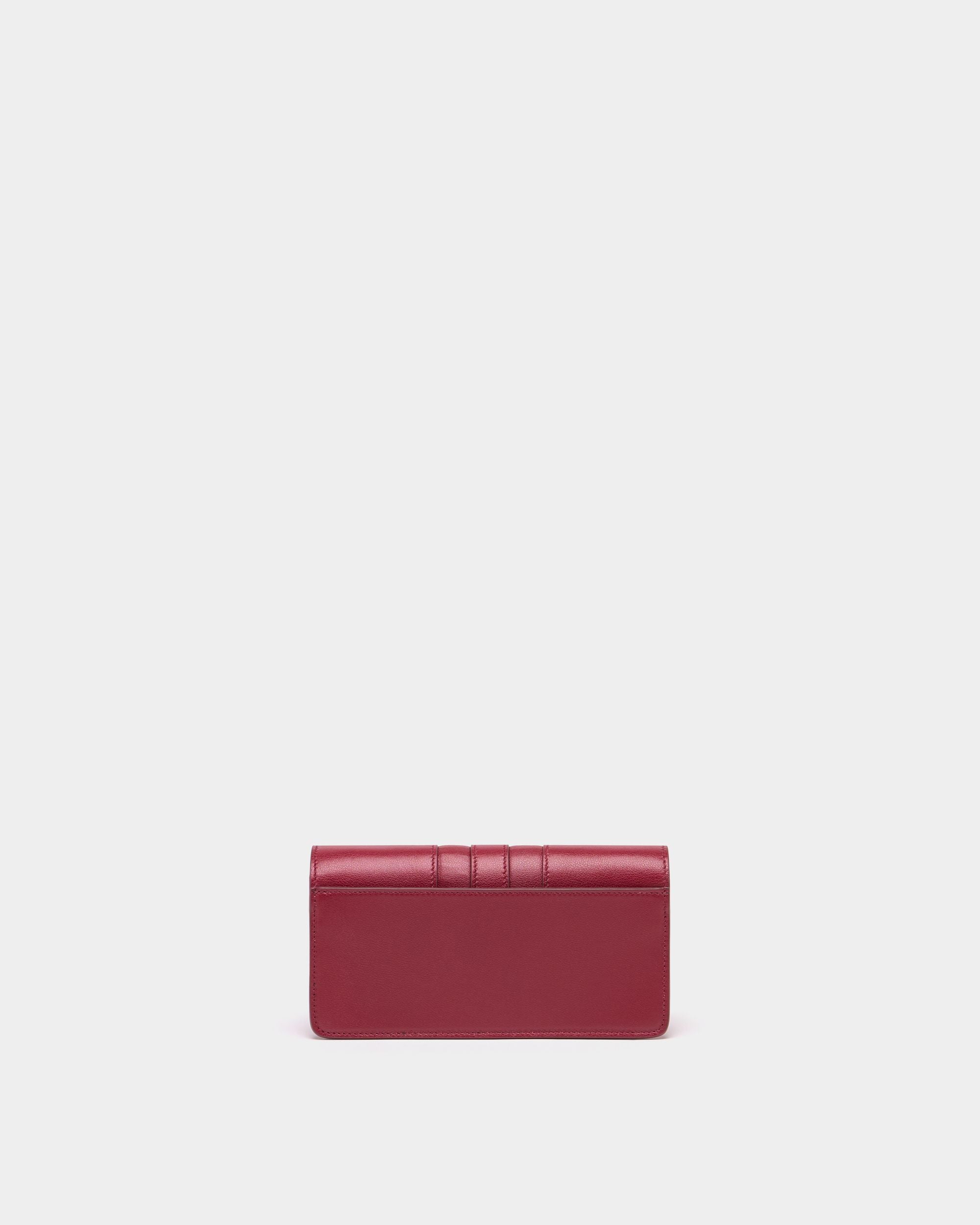 Bally Global - Signature Phone Wallet in Ruby Red Leather - Red