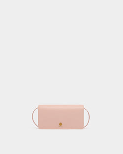 Étui Porte-Téléphone Bally Essential En Cuir Dusty Petal