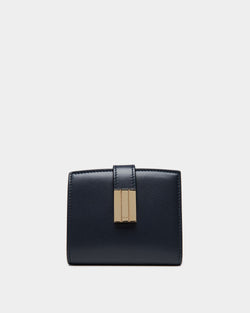 Ollam Wallet in Navy Blue Leather