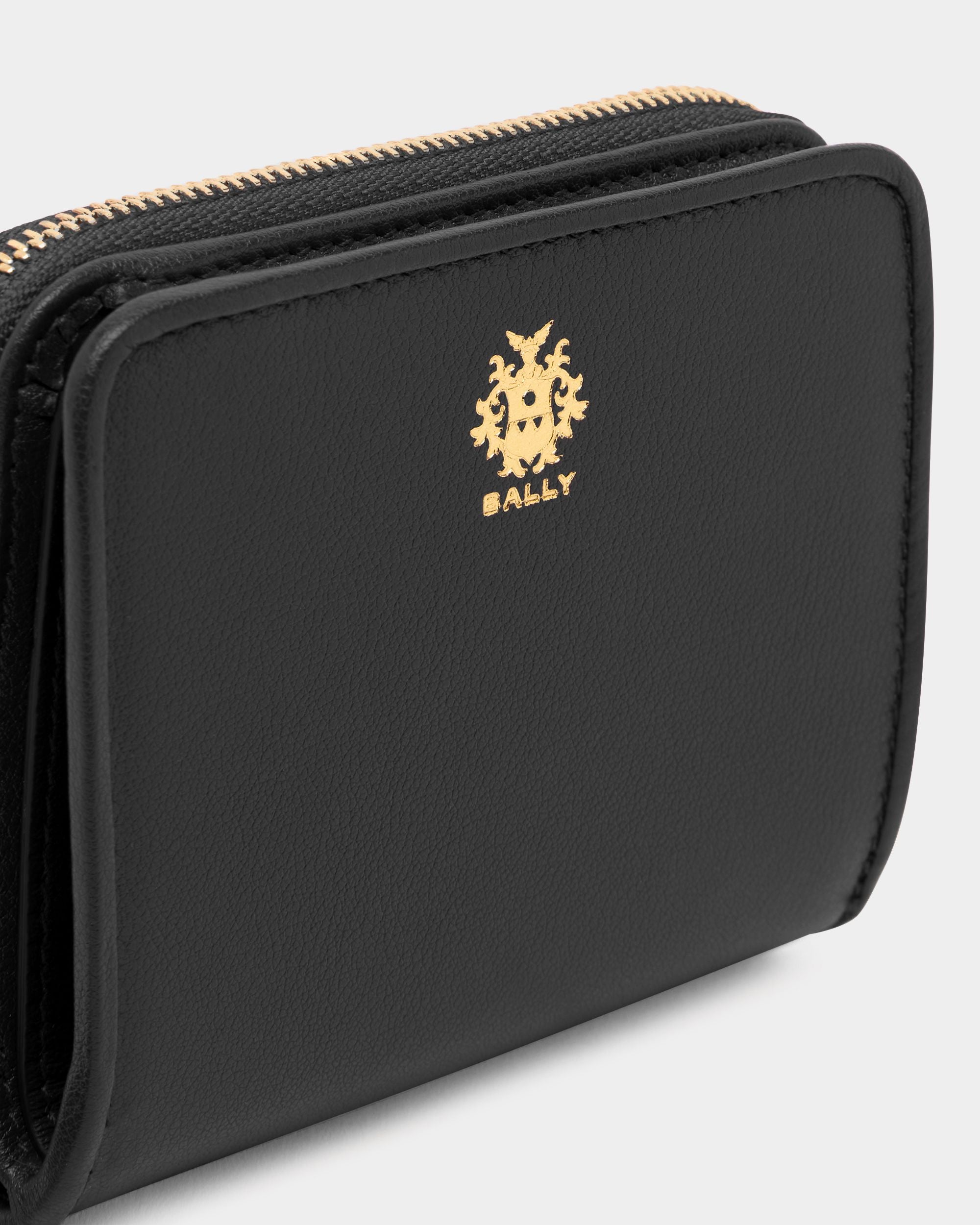 Bally Global - Portefeuille Bally Essential en cuir noir - Noir
