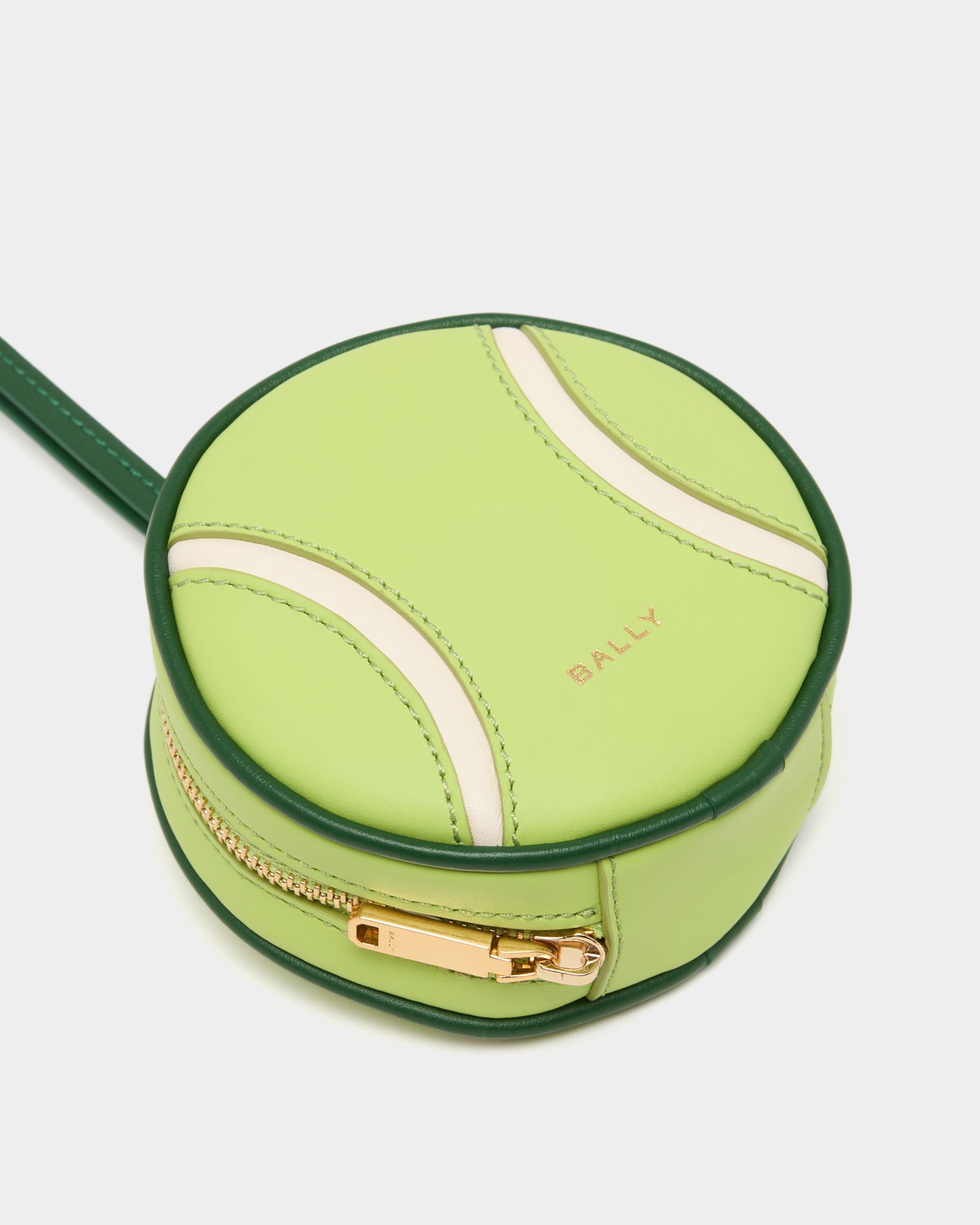 Bally Global - Tennis Capsule Coin Purse in Green Leather - Green