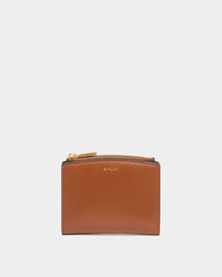 Althea Geldbörse aus Leder in Amber Brown