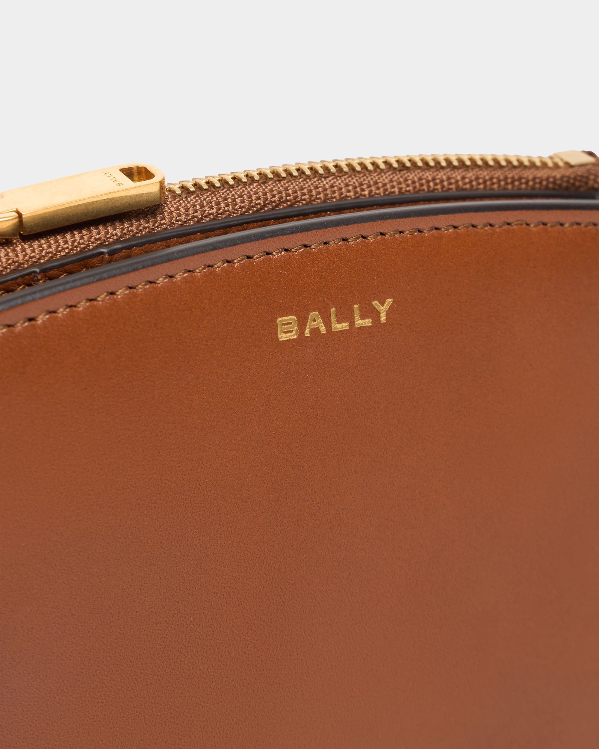 Bally Global - Althea Wallet in Amber Brown Leather - Brown
