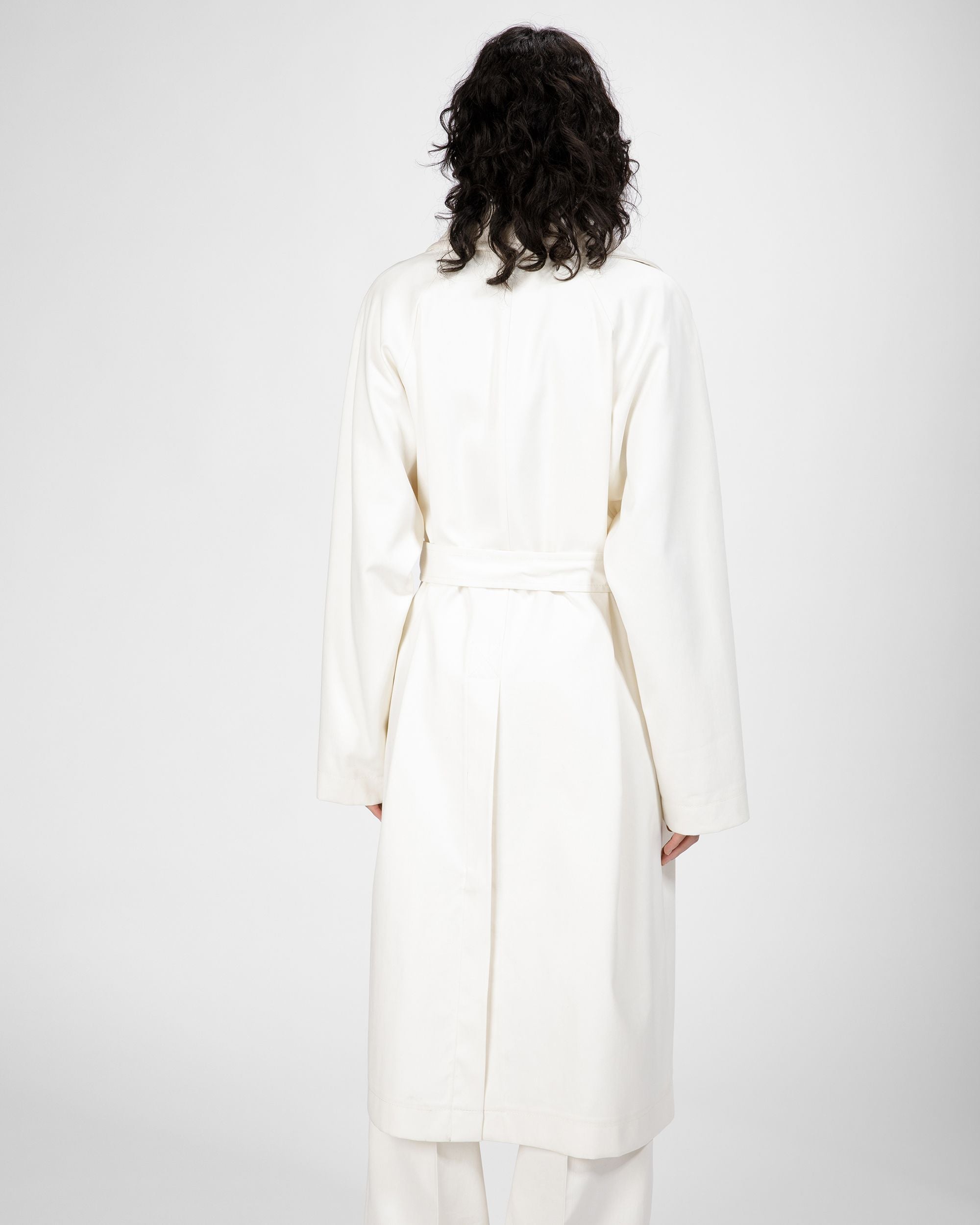 Bally Global - Abrigo Fluido - Blanco