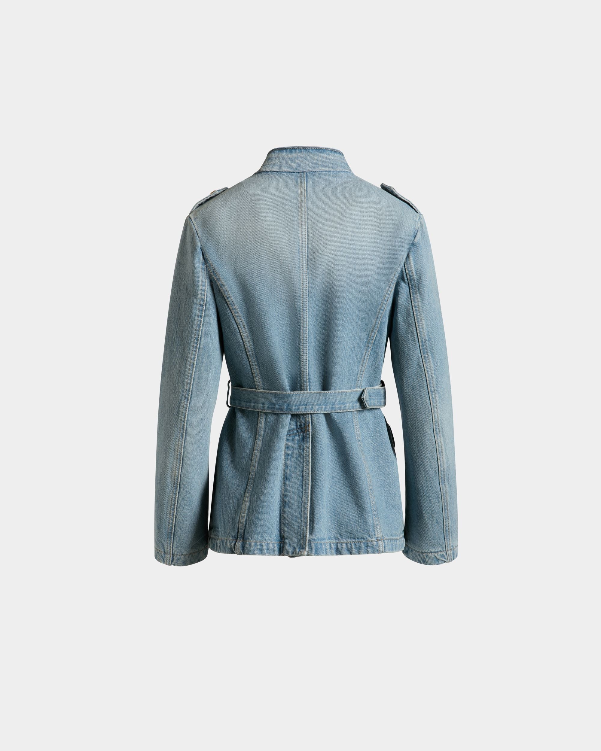 Bally Global - Denim Jacket in Light Blue Cotton - Blue