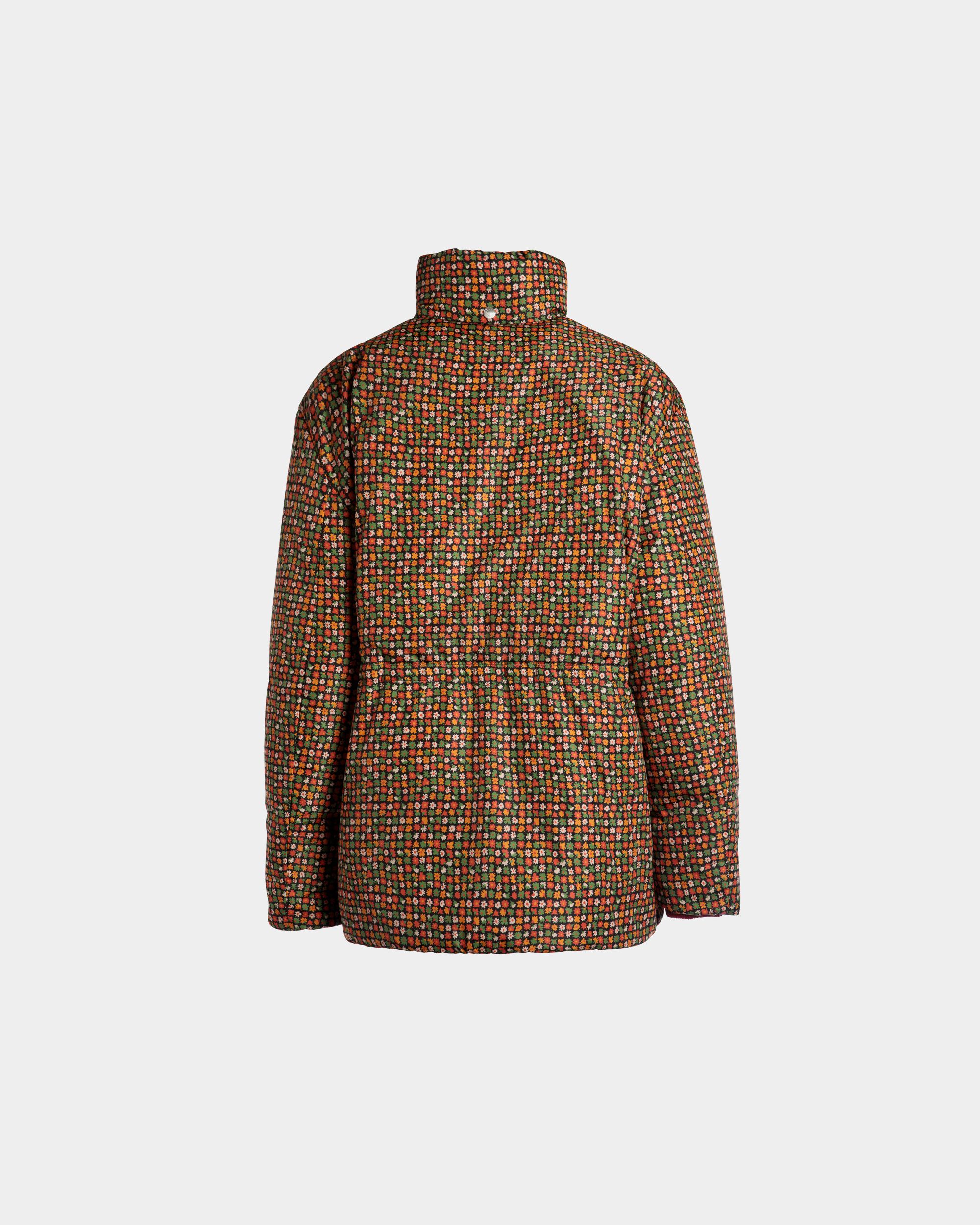 Bally Global - Winter Capsule Puffer Jacket With Alpine Flowers in Multicolor Recycled Nylon - Multicolor