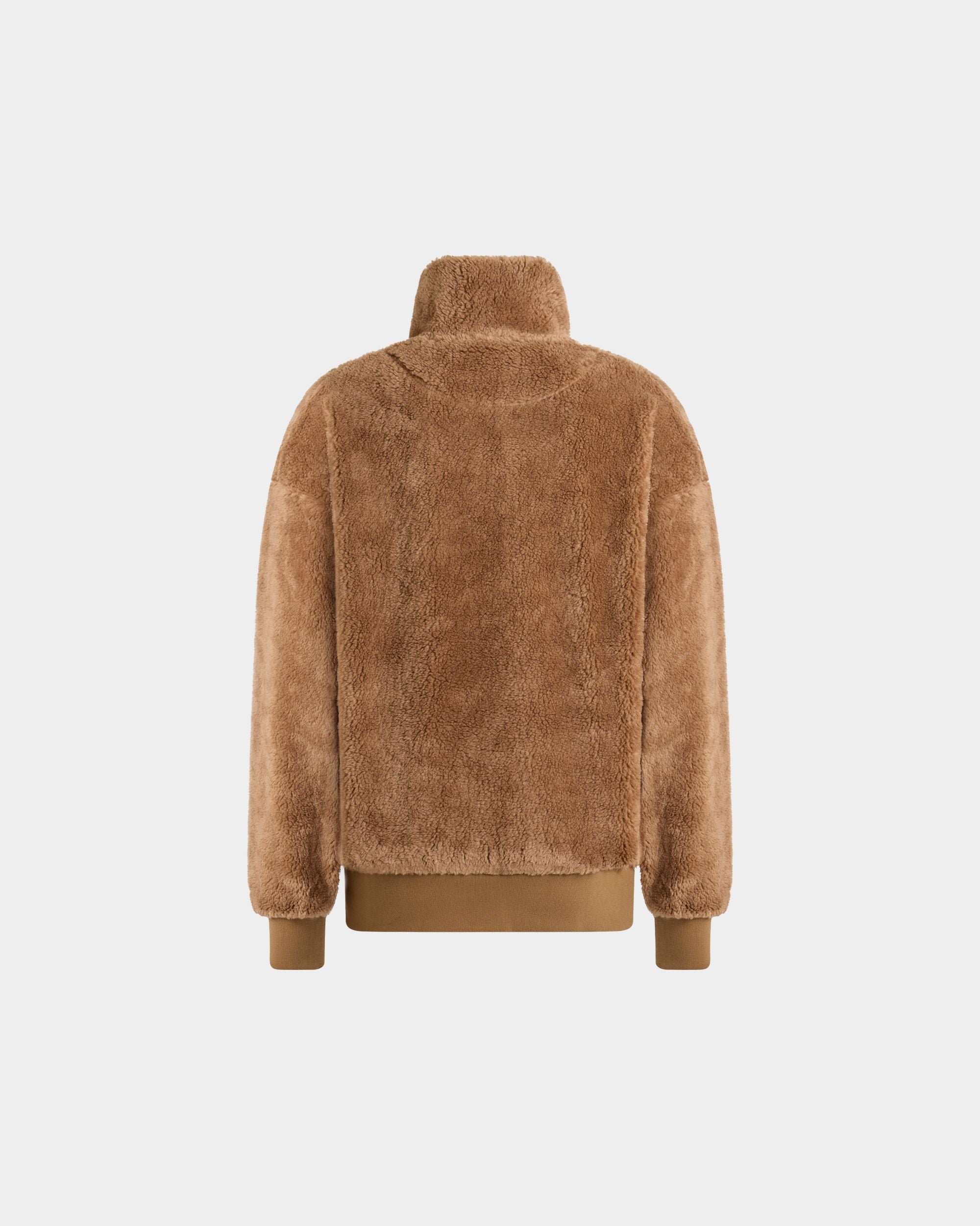 Bally Global - Winter Capsule Half Zip Sweatshirt in Camel Fleece - Beige