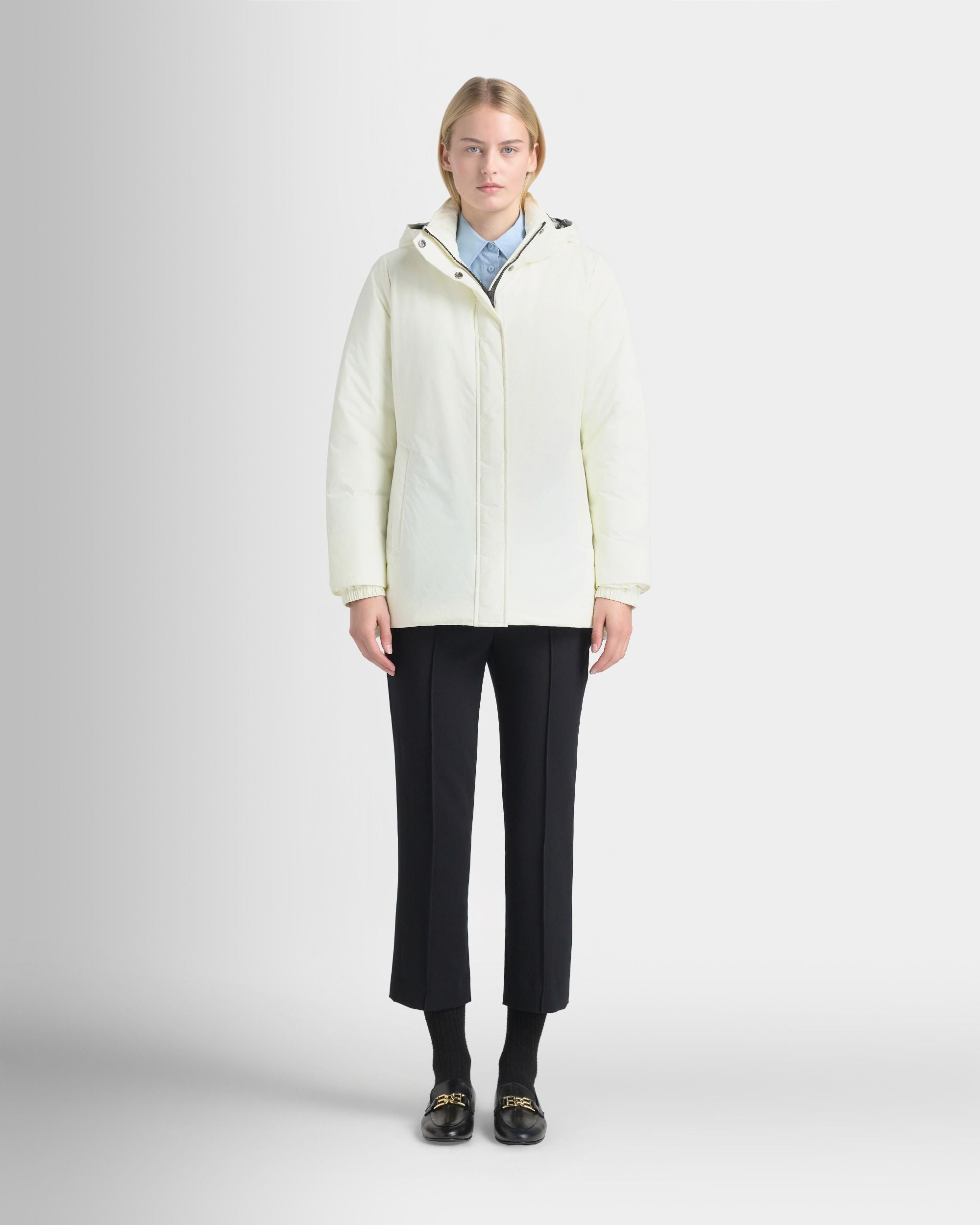 Bally Global - Doudoune en polyester blanc - Blanc