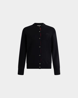 Cardigan in Black Wool
